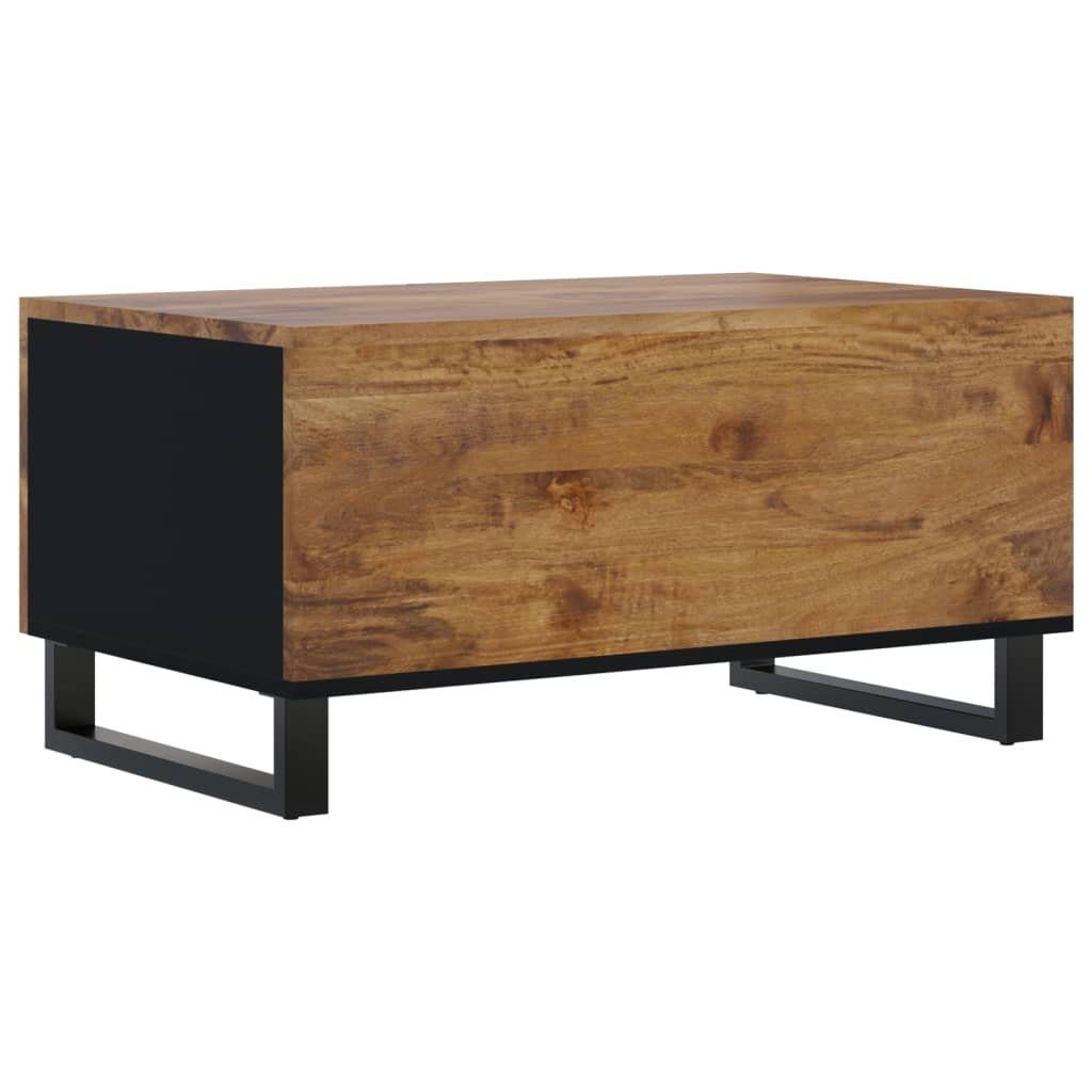 cm Mango Holzwerkstoff Couchtisch (1-St) Massivholz Couchtisch vidaXL 80x50x40 &