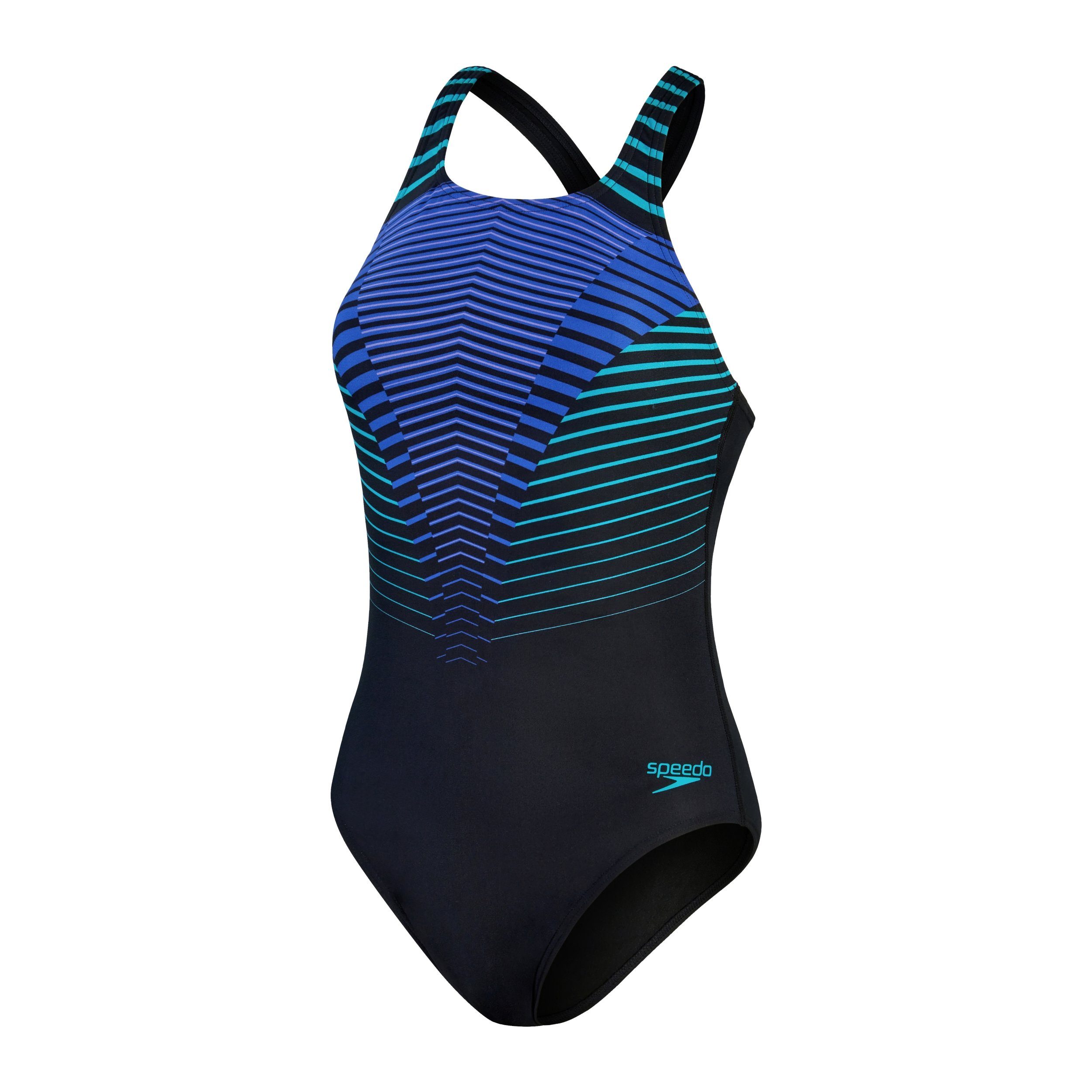 DIGI BLACK/BLUE PLMT MDLT Schwimmanzug AF Speedo
