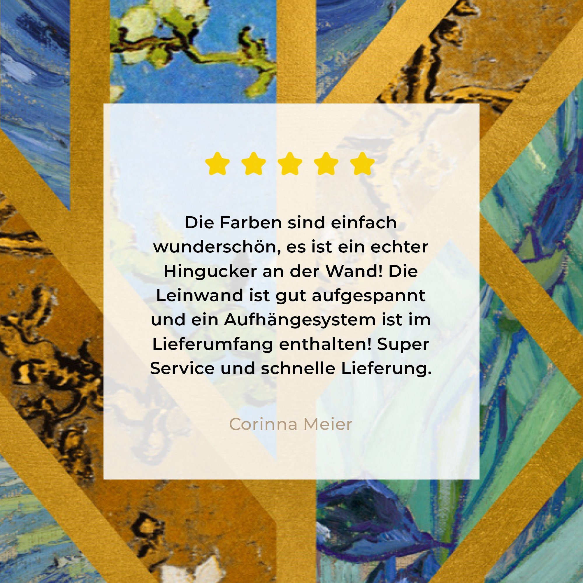 OneMillionCanvasses® Leinwandbild Kunst - Gogh 30x20 St), Alte Meister, cm Wandbild Van (1 Leinwandbilder, - Wanddeko, Aufhängefertig
