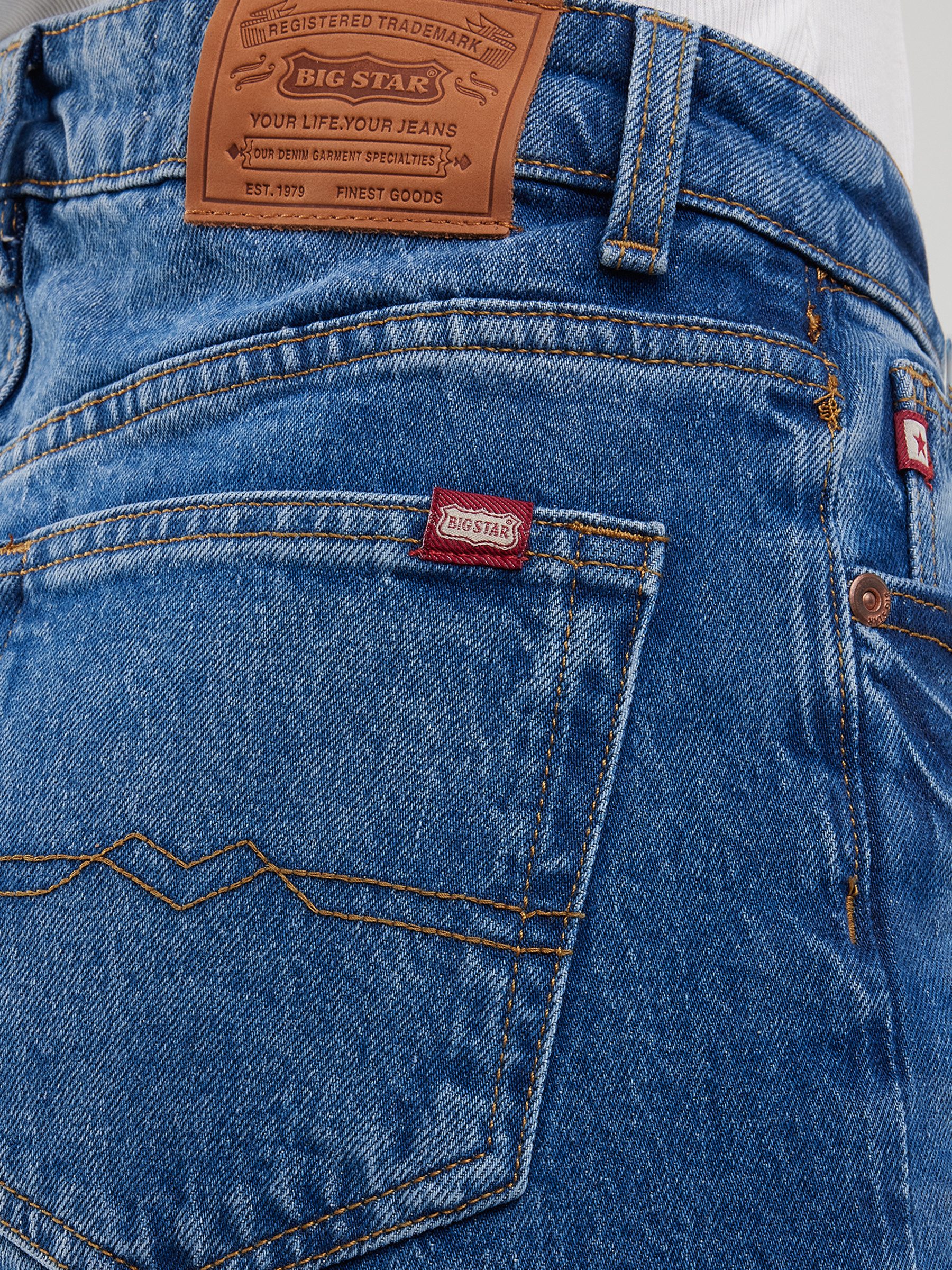 BIG STAR Weite Jeans ATREA hohe Leibhöhe