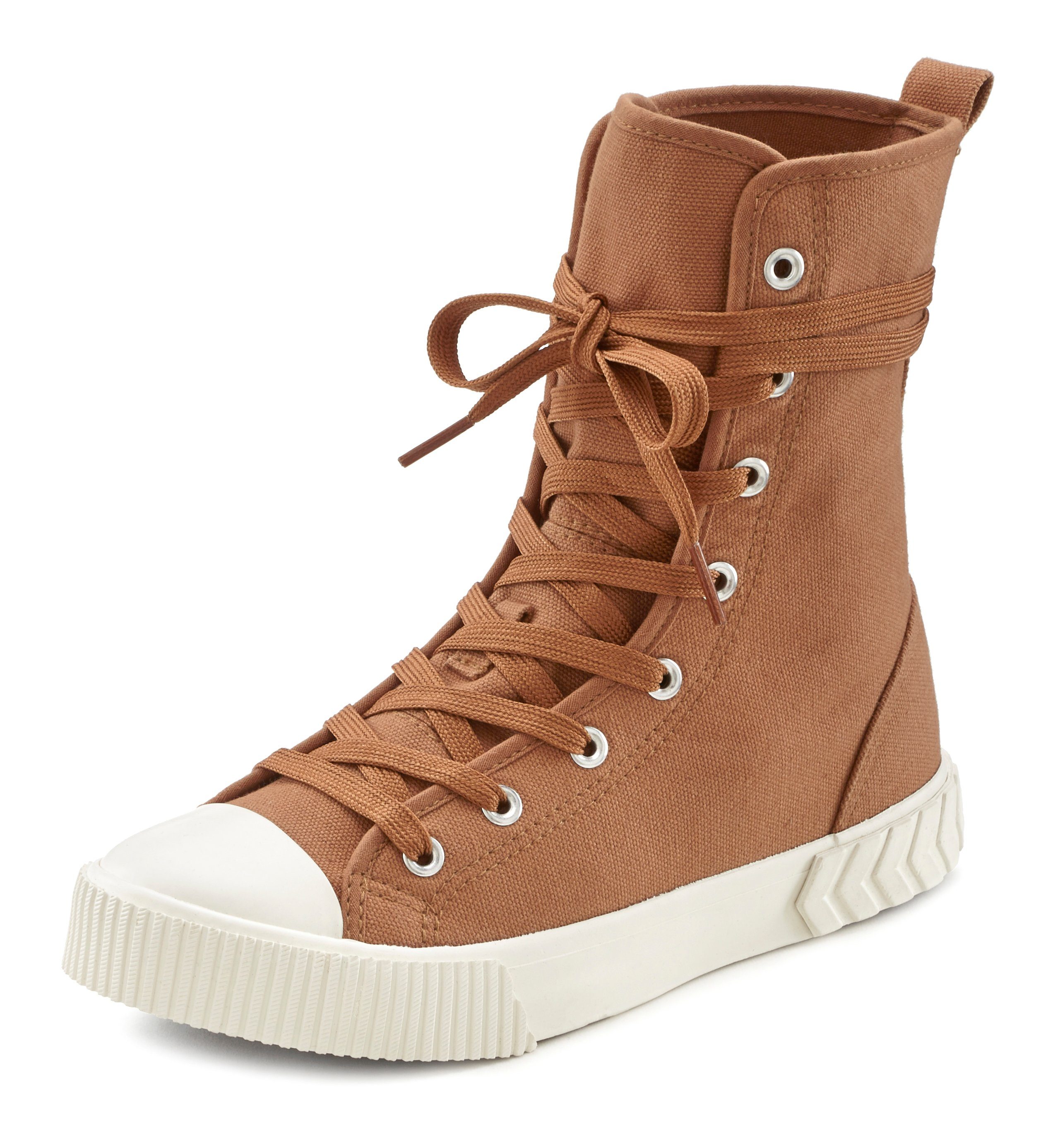 LASCANA Stiefelette im Combat Look, High günstig online kaufen