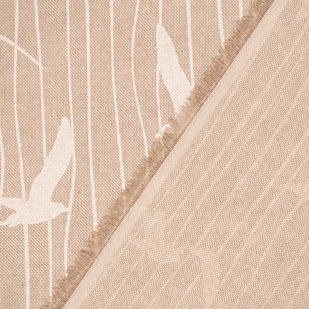 Smokband Vorhang Germany, Streifen handmade, Iconic wei, SCHÖNER Seagull Vorhang (1 vorgewaschen natur SCHÖNER Baumwolle, LEBEN., blickdicht, LEBEN. in Möwen St), made Stripe