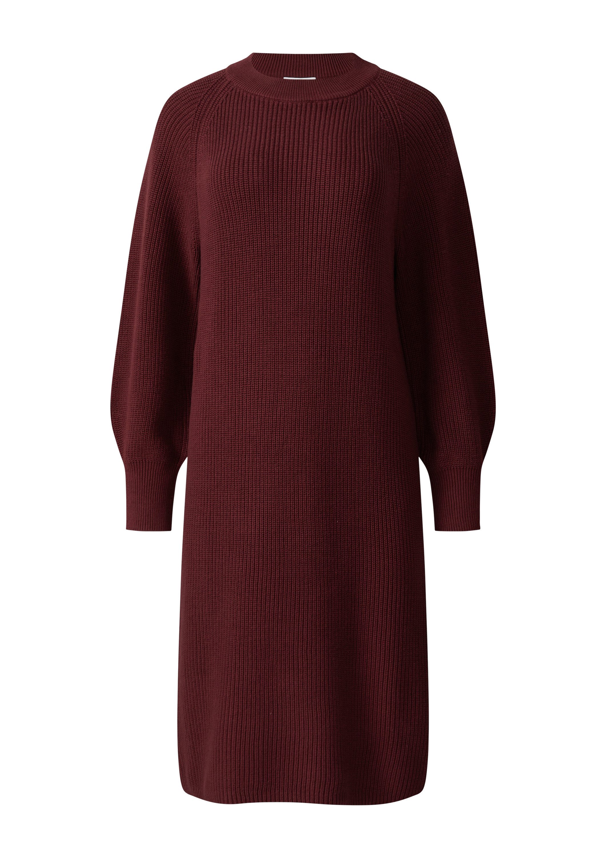 s.Oliver Midikleid Kleid Midi-Strickkleid mit Rippbündchen günstig online kaufen