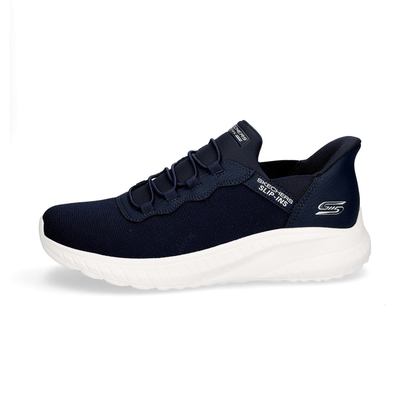 Skechers Skechers Herren Slip-in Sneaker Bobs Squad Chaos Daily Hype navy Sneaker