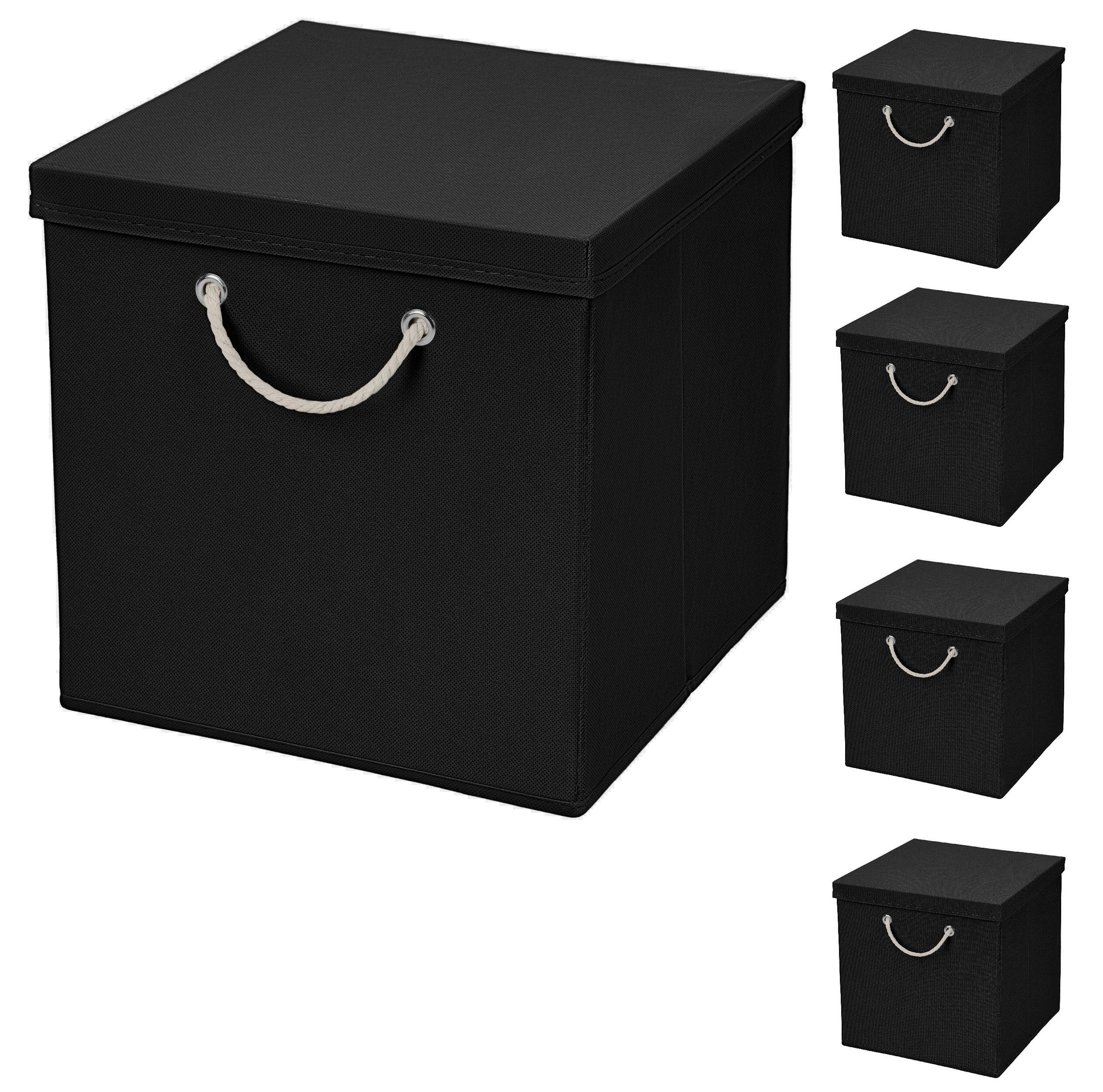 Faltbox 5 Stück 30x30 cm perfekt für KALLAX – 19 trendige Farben zur Auswahl