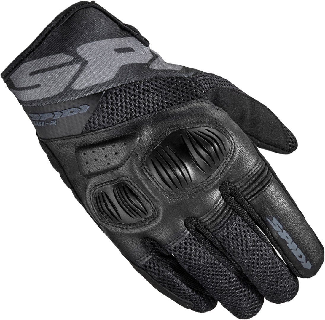 Motorrad SpiDi Motorradhandschuhe Flash-R Black Evo Handschuhe