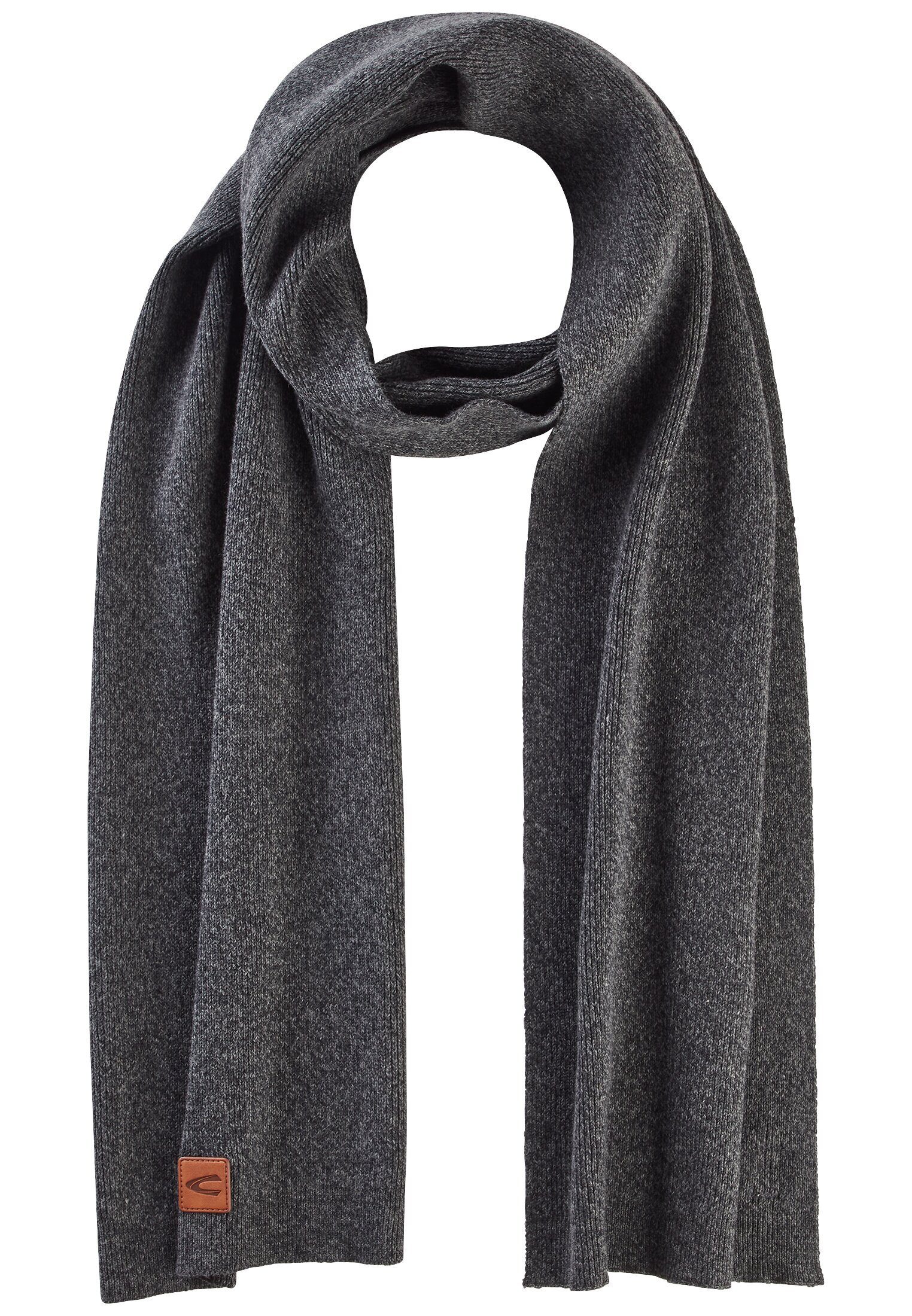 camel active Modeschal Strickschal aus Baumwoll-Mix günstig online kaufen