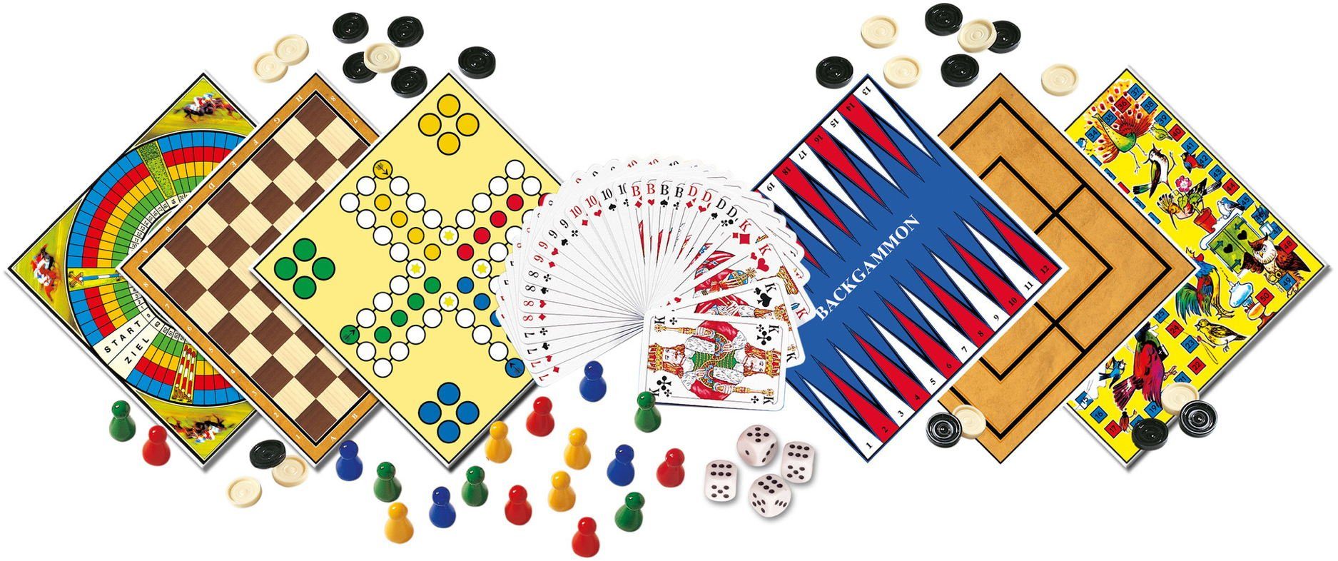 Noris Spiel Spielesammlung Spieleklassiker 200 Möglichkeiten 606111687