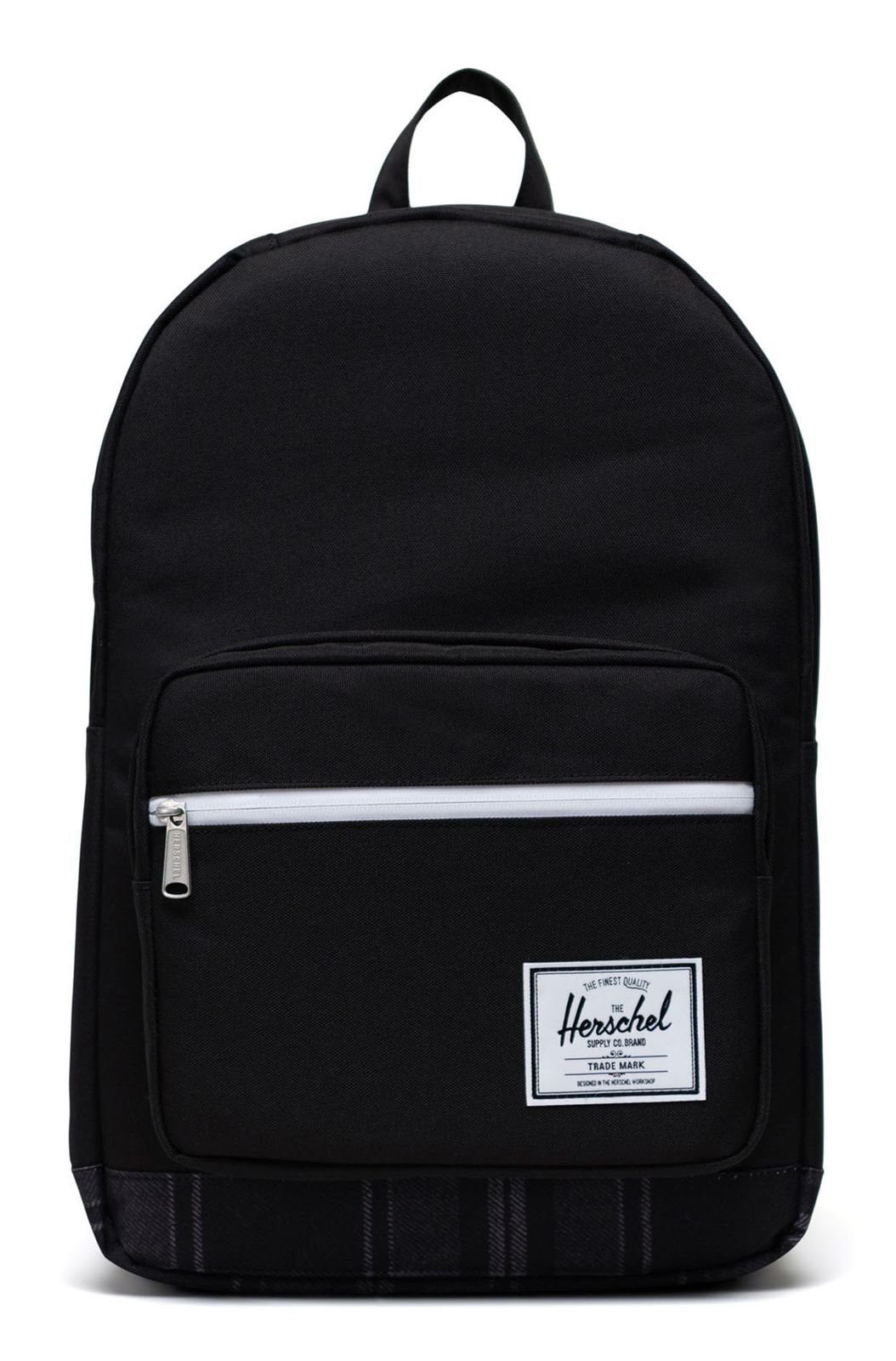 / Pop Rucksack Plaid Quiz Herschel Grayscale Black