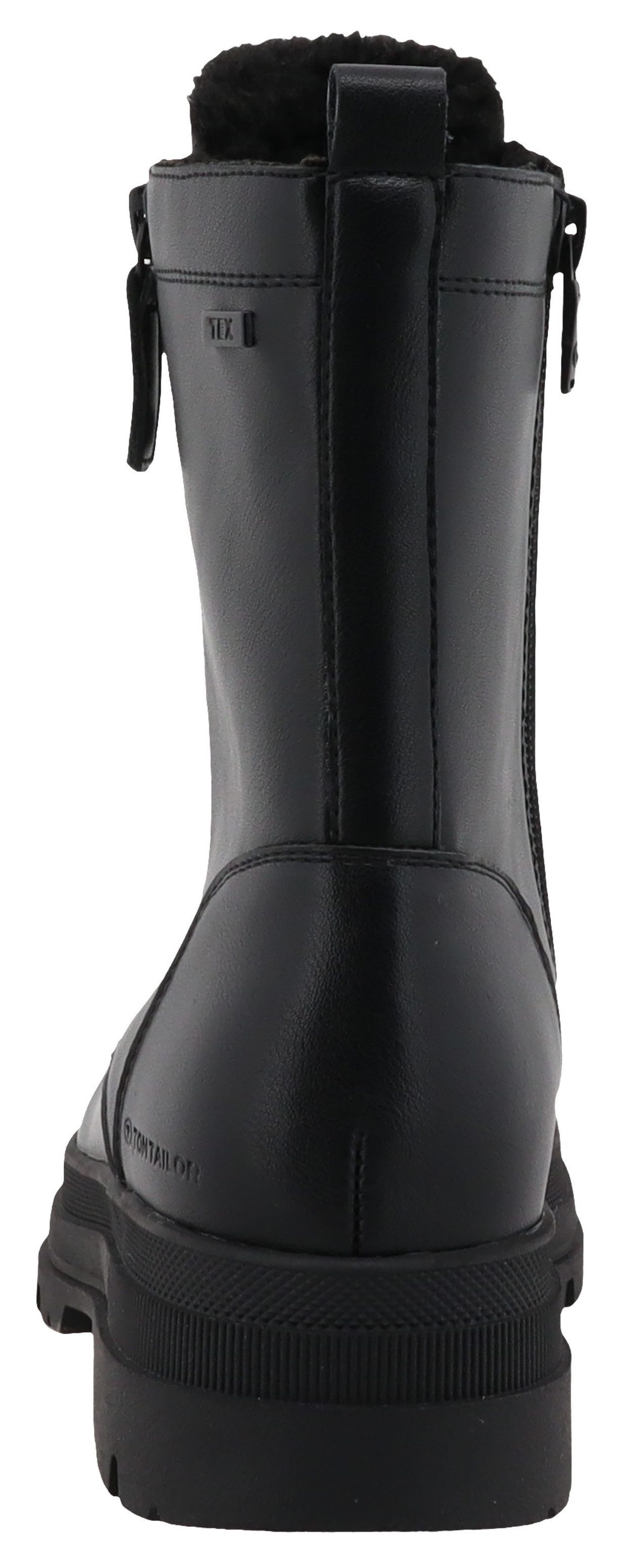 TOM TAILOR Winterstiefelette Winterboots, Schnürboots mit Blockabsatz günstig online kaufen