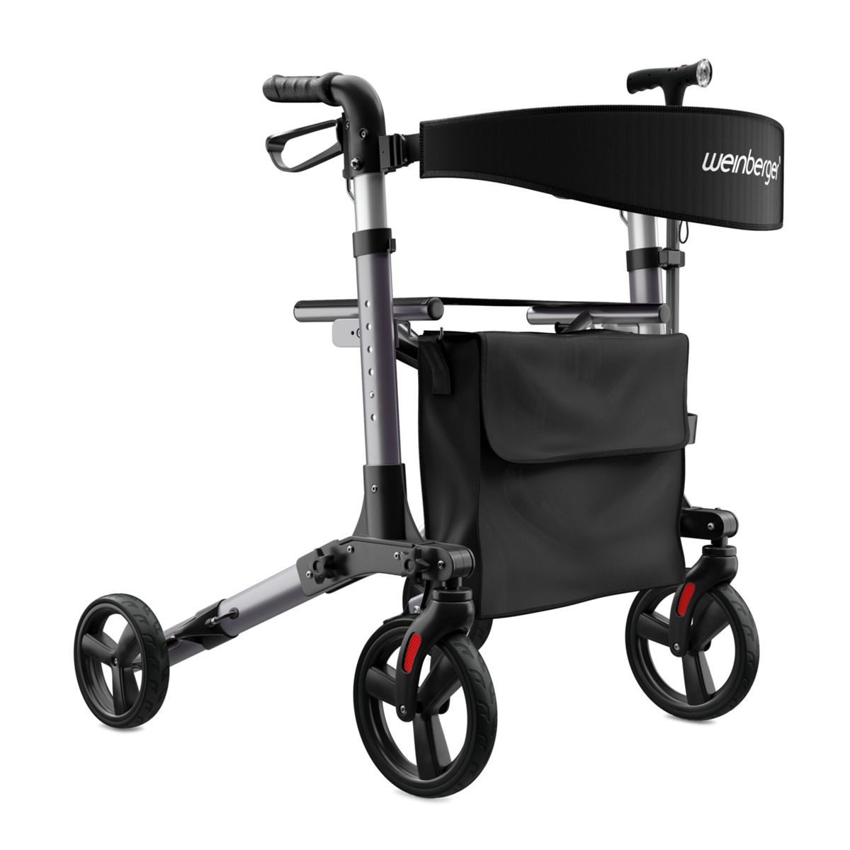 Weinberger Rollator Aluminium-Rollator 3-fach faltbar