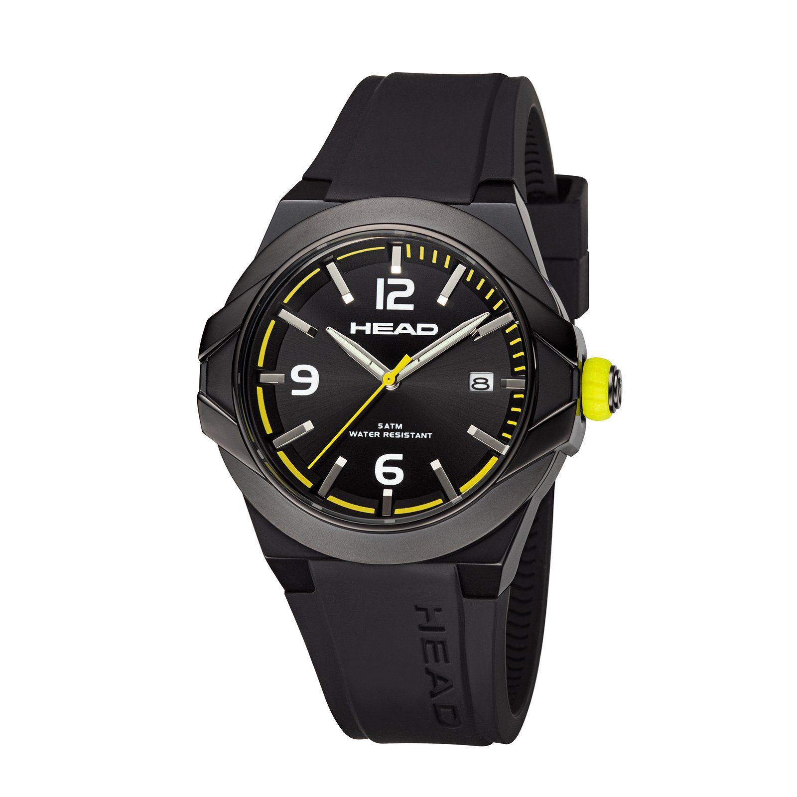Head Quarzuhr NEW STOCKHOLM 42mm Armbanduhr Sportuhr schwarz
