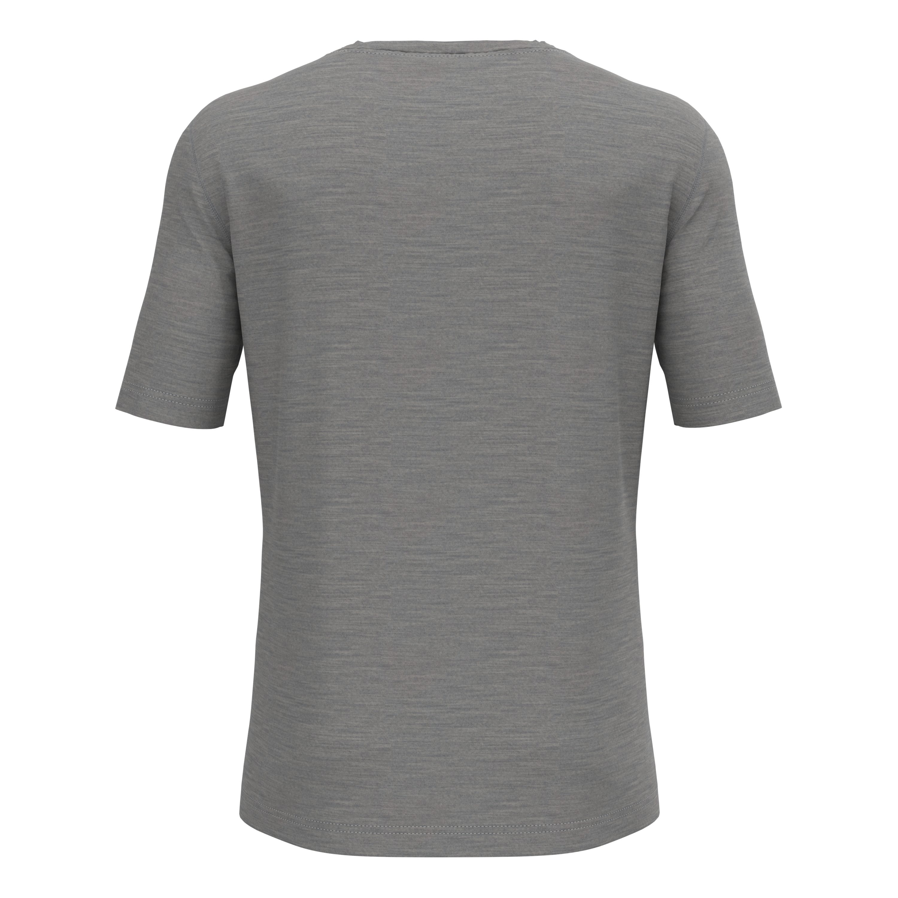 Odlo Funktionsshirt Natural Merino 200 steel grey T-Shirt melange