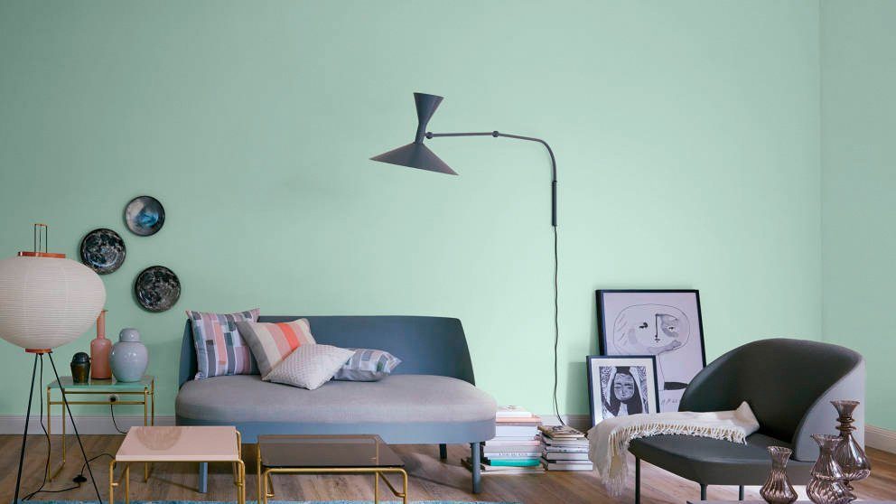 SCHÖNER WOHNEN-Kollektion Wand- und Deckenfarbe »Trendfarbe, matt«, 2,5  Liter, Spa, hochdeckende Wandfarbe - für Allergiker geeignet online kaufen  | OTTO