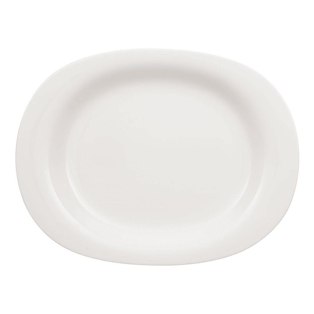 Villeroy & Boch Servierplatte New Cottage Basic Servierplatte 42 cm, Porzellan, (1-tlg)