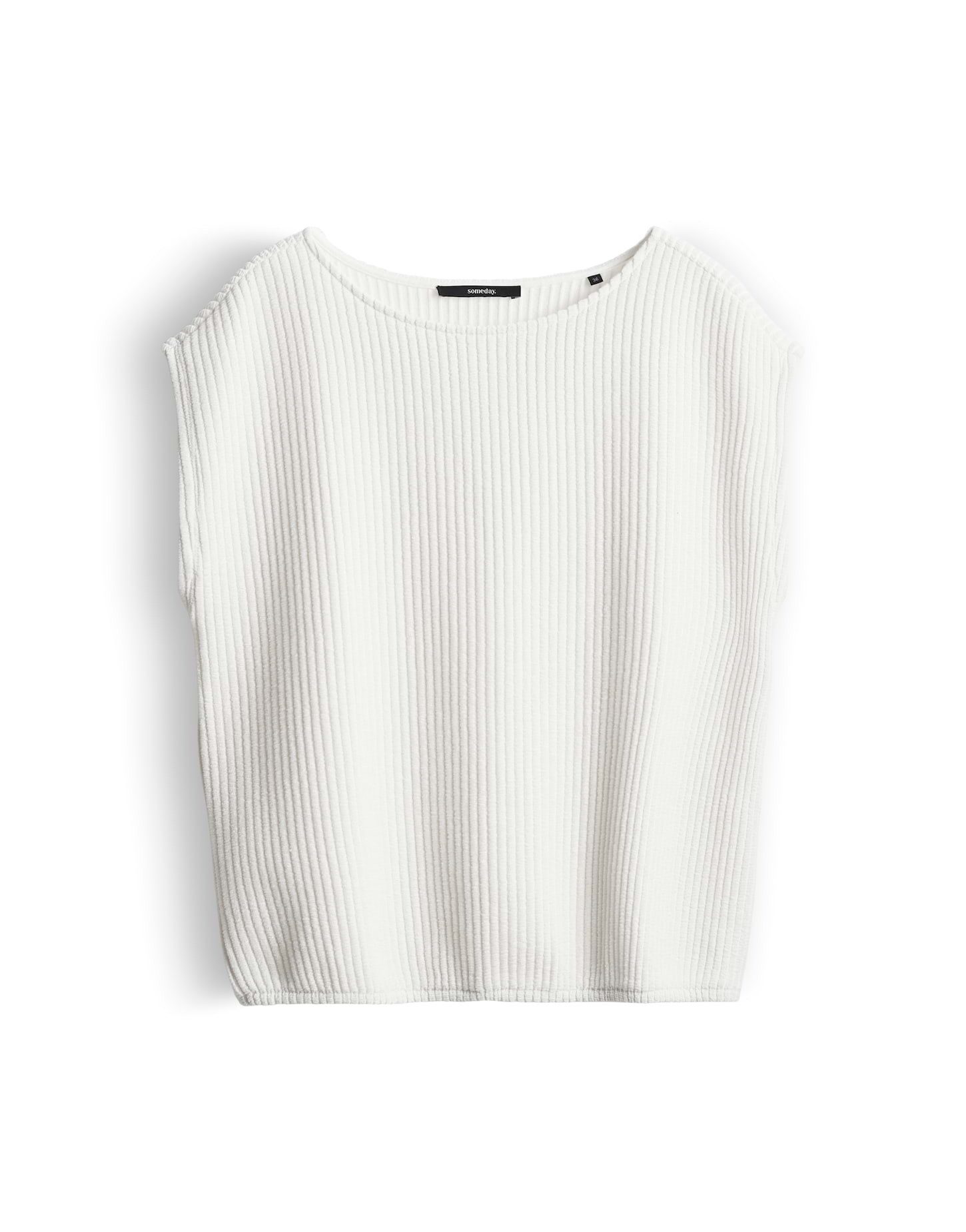 someday Sweatshirt Uphia aus Sweatware mit Rippstruktur Mit feiner Rippenstruktur und elastischem Saum