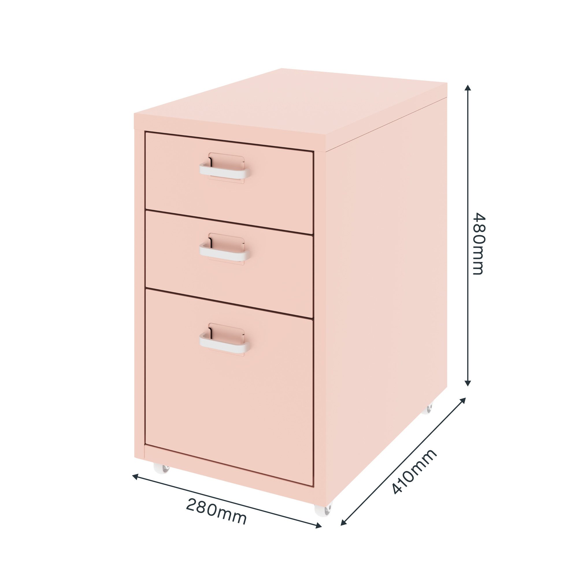 FLEXISPOT Container Rollcontainer für Ihr Büro&Home-Office, 28x48x41 cm (mo günstig online kaufen