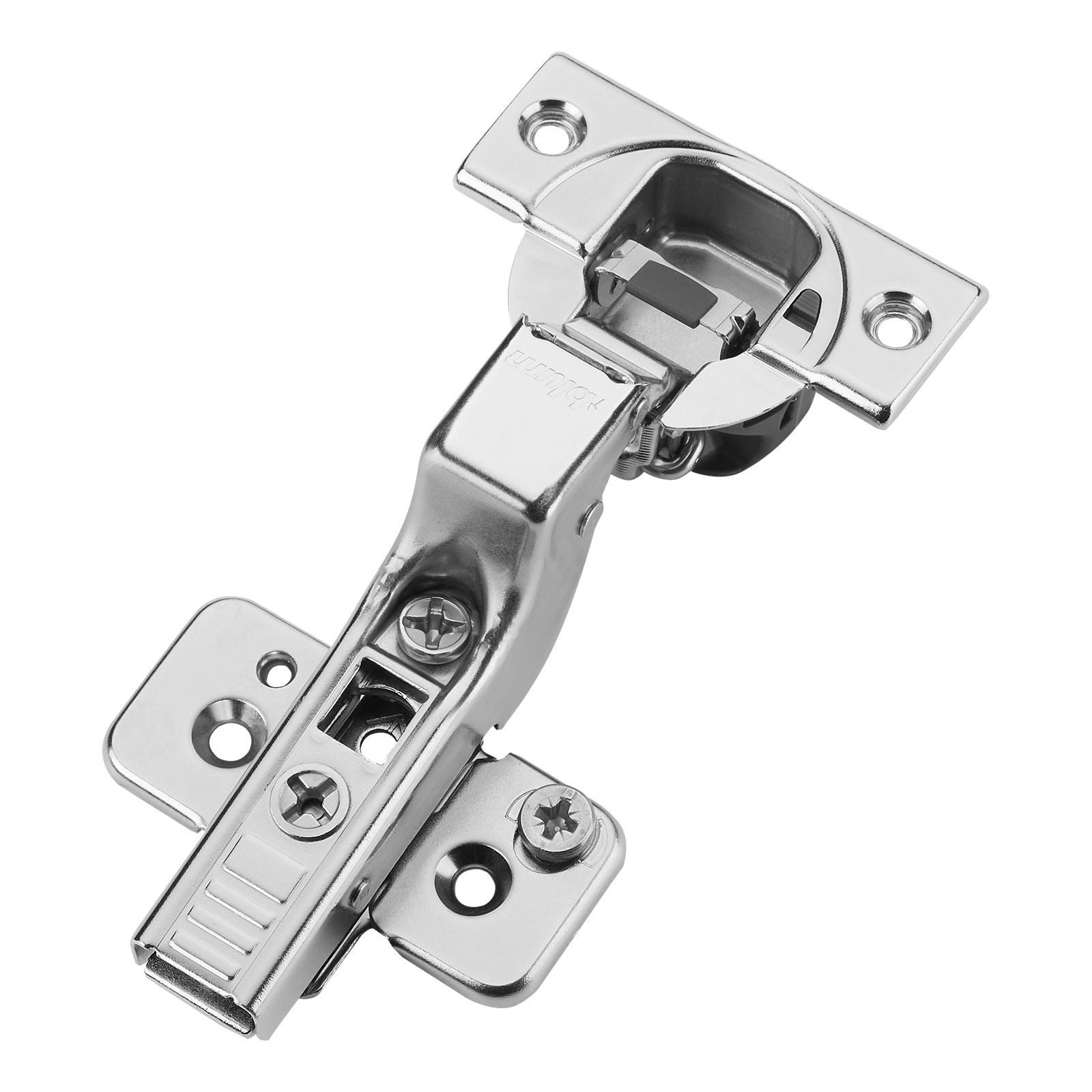 blum Möbelbeschlag Topfband Schrankscharnier 110° mit Schließautomatik (1 St), Innenanschlag 71B3750, inkl. Montageplatte 173H7100