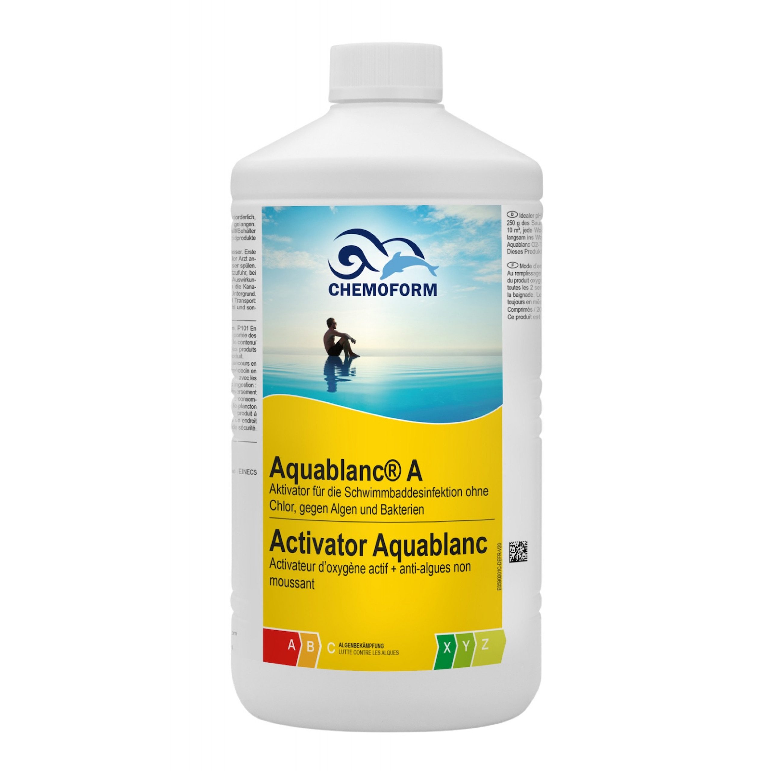 Chemoform Poolpflege Chemoform Aquablanc A 1 l Aktivator Algizid Aktivierung