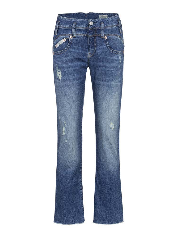 Herrlicher Bootcut-Jeans Pearl Cropped Reused Denim günstig online kaufen