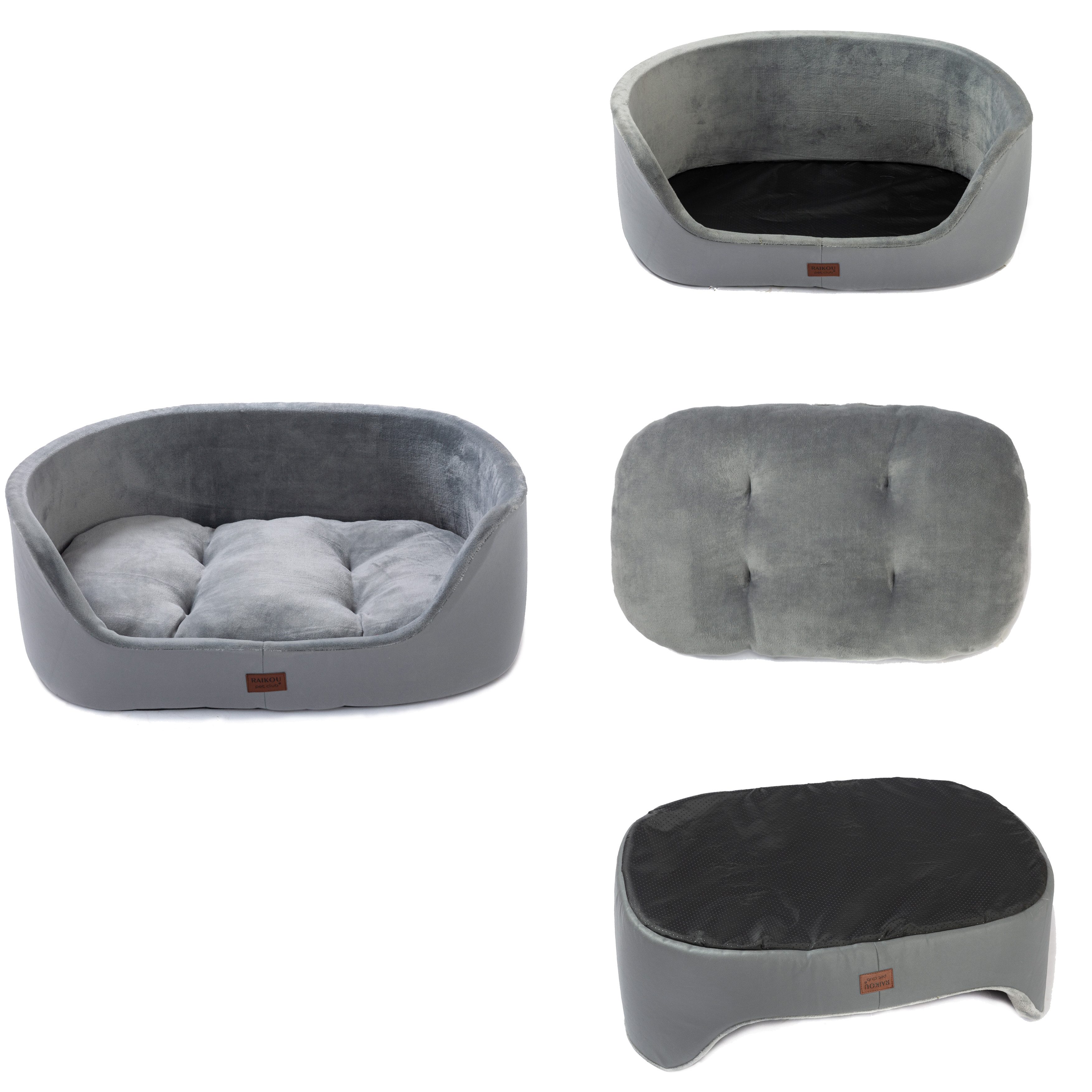 M-Diamant Tierbett Orthopädisches Hundebett Komfortables Hundekissen Hundesofa mit Rand, Polyester, ideal als Kopfstütze – Bild 5 von 5