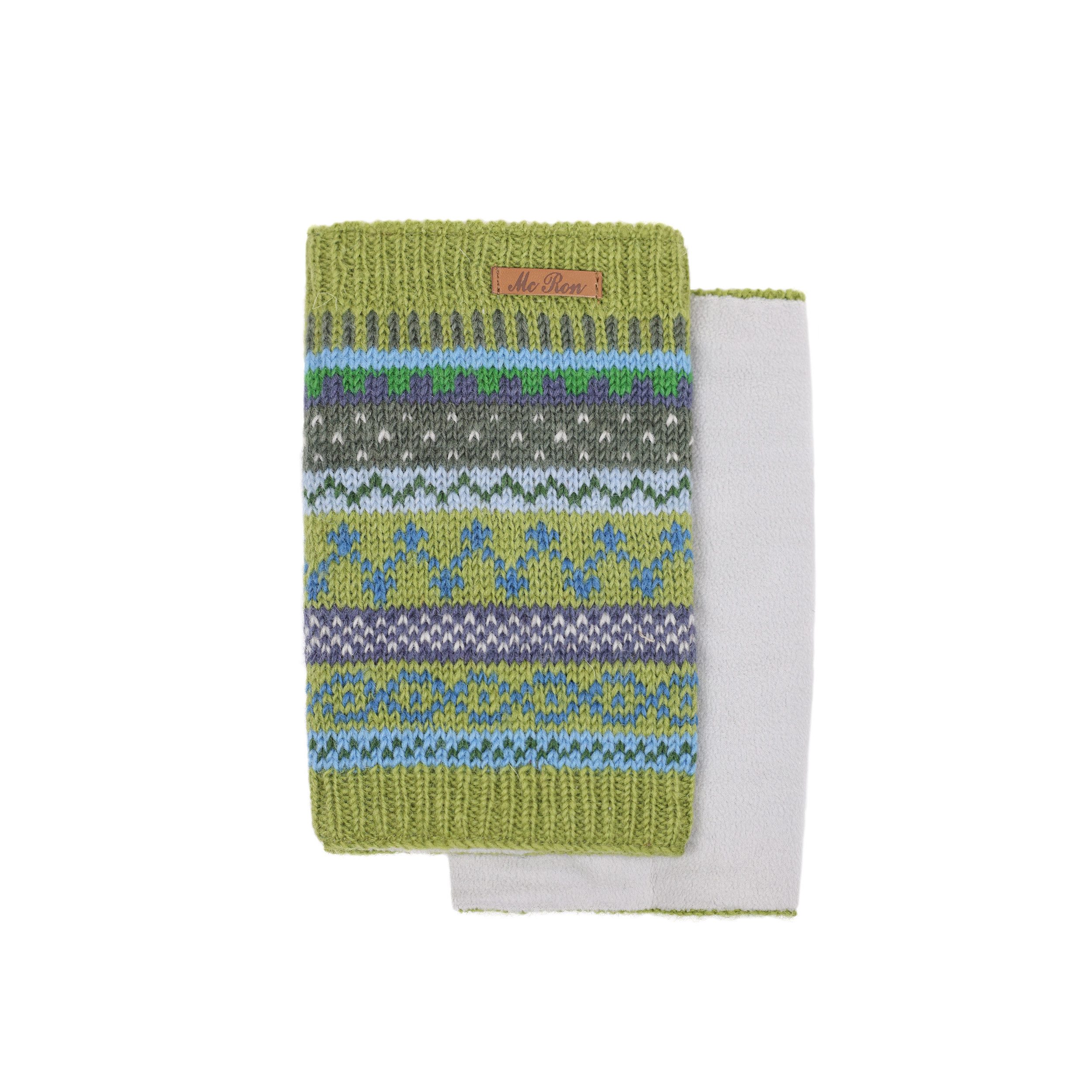 McRon Beinstulpen Kurze Stulpen im Fair-Isle-Muster Modell Malesho, hoher Wollanteil hoher Schurwollanteil