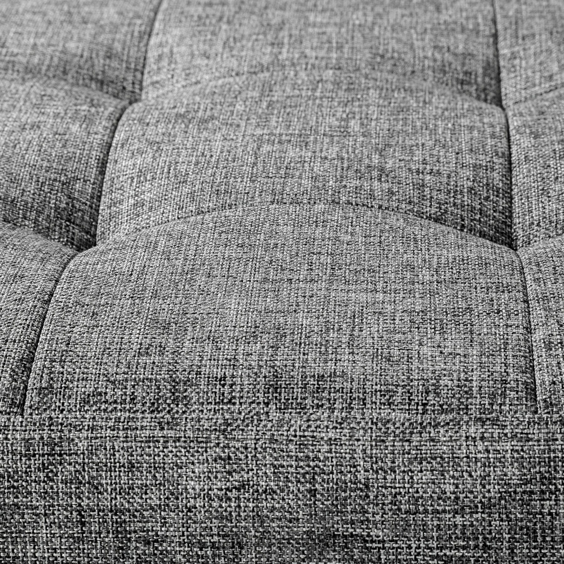 Stauraum Sitzhocker tectake hellgrau aus Polyester faltbar mit Sitzhocker (1), Faltbarer