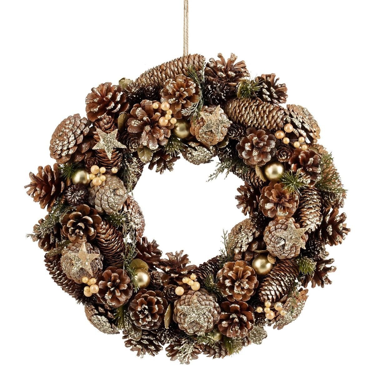 Mica Decorations Dekokranz Mica Decorations Weihnachtskranz Brant H9 x Ø45 cm