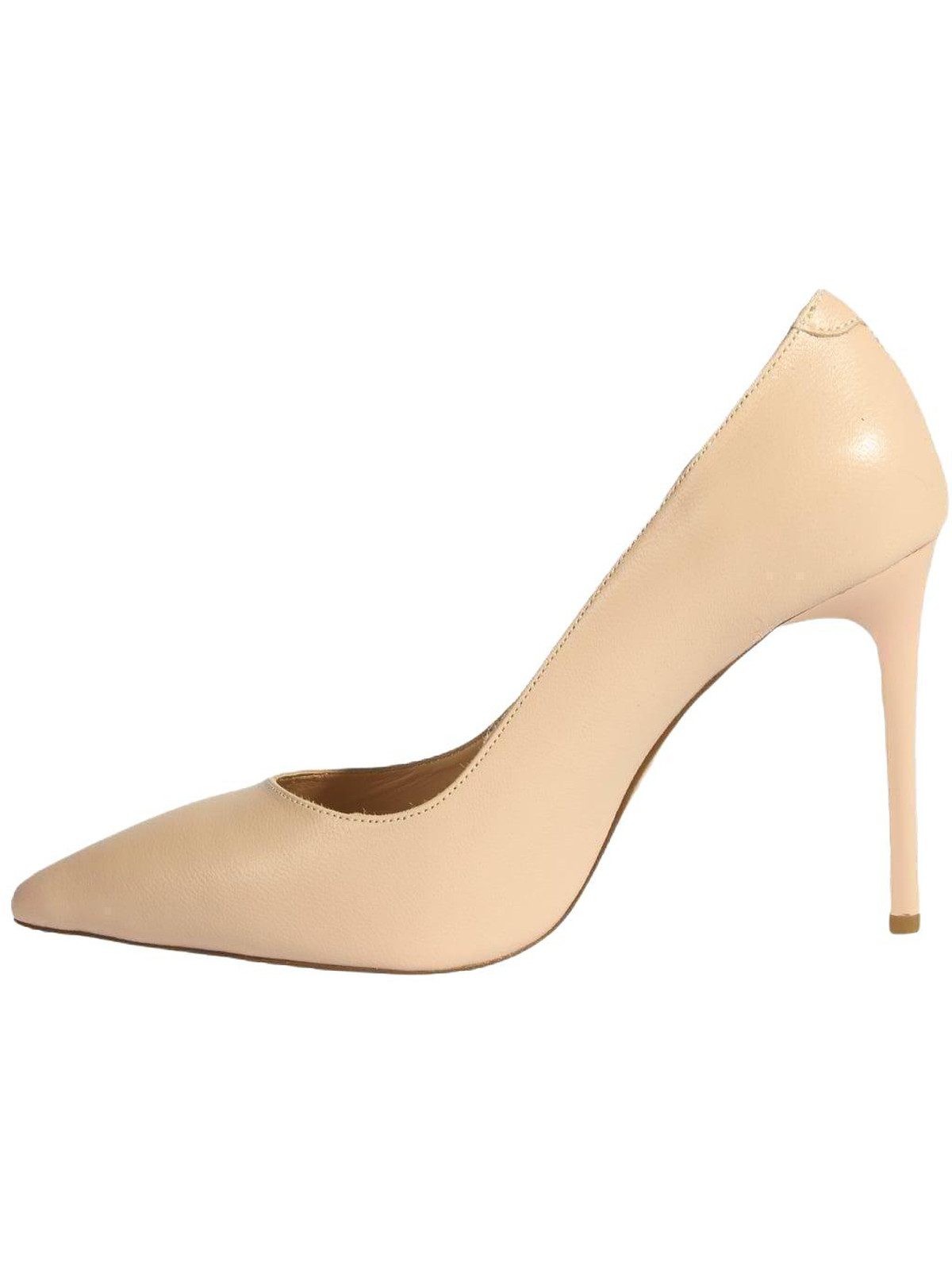 Desa Damen-Slipper – Obermaterial und Futter aus Leder, Stilettoabsatz, oh Pumps