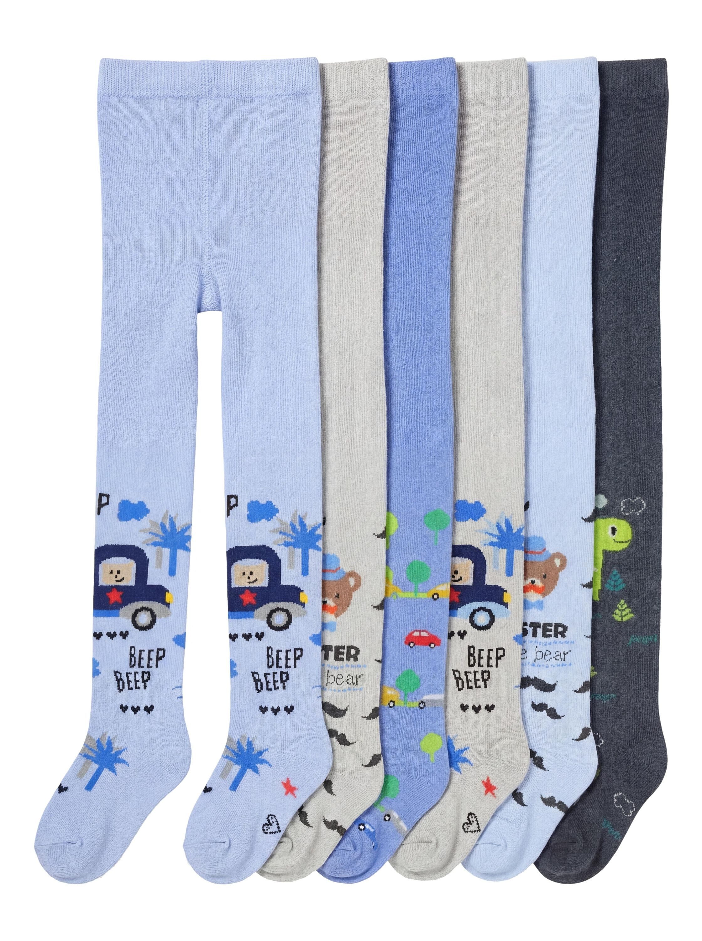 TupTam Strickstrumpfhose TupTam Baby Jungen Strickstrumpfhose 6er Pack