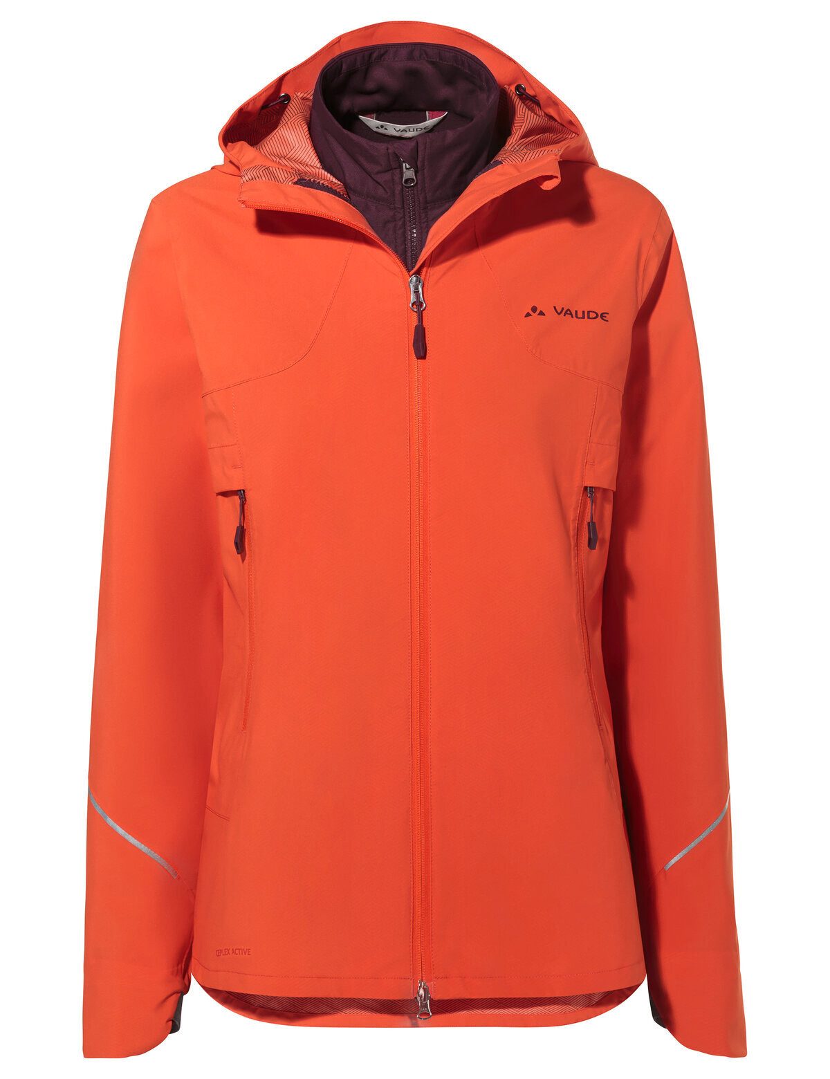 VAUDE Doppeljacke Women's Yaras 3in1 Jacket (2-St) robuste Doppeljacke für Trekking und Wandern