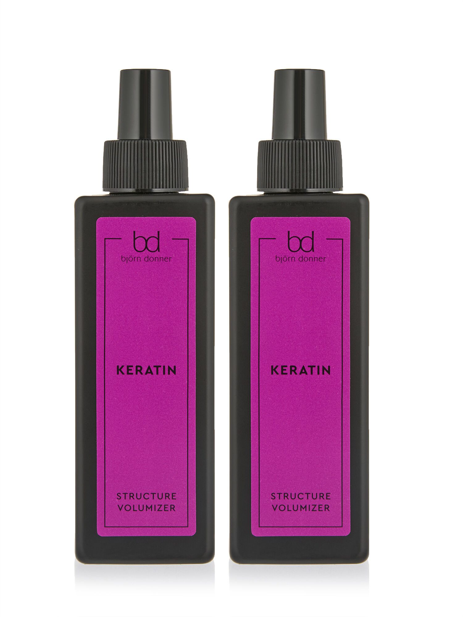 Björn Donner Haarspray "Keratin Structure Voluminizer Hairspay", 2-tlg., 2x 300ml, ; Volumen-Haarspray, Для укладки волосся, Friseurprodukt, Для укладки волосся