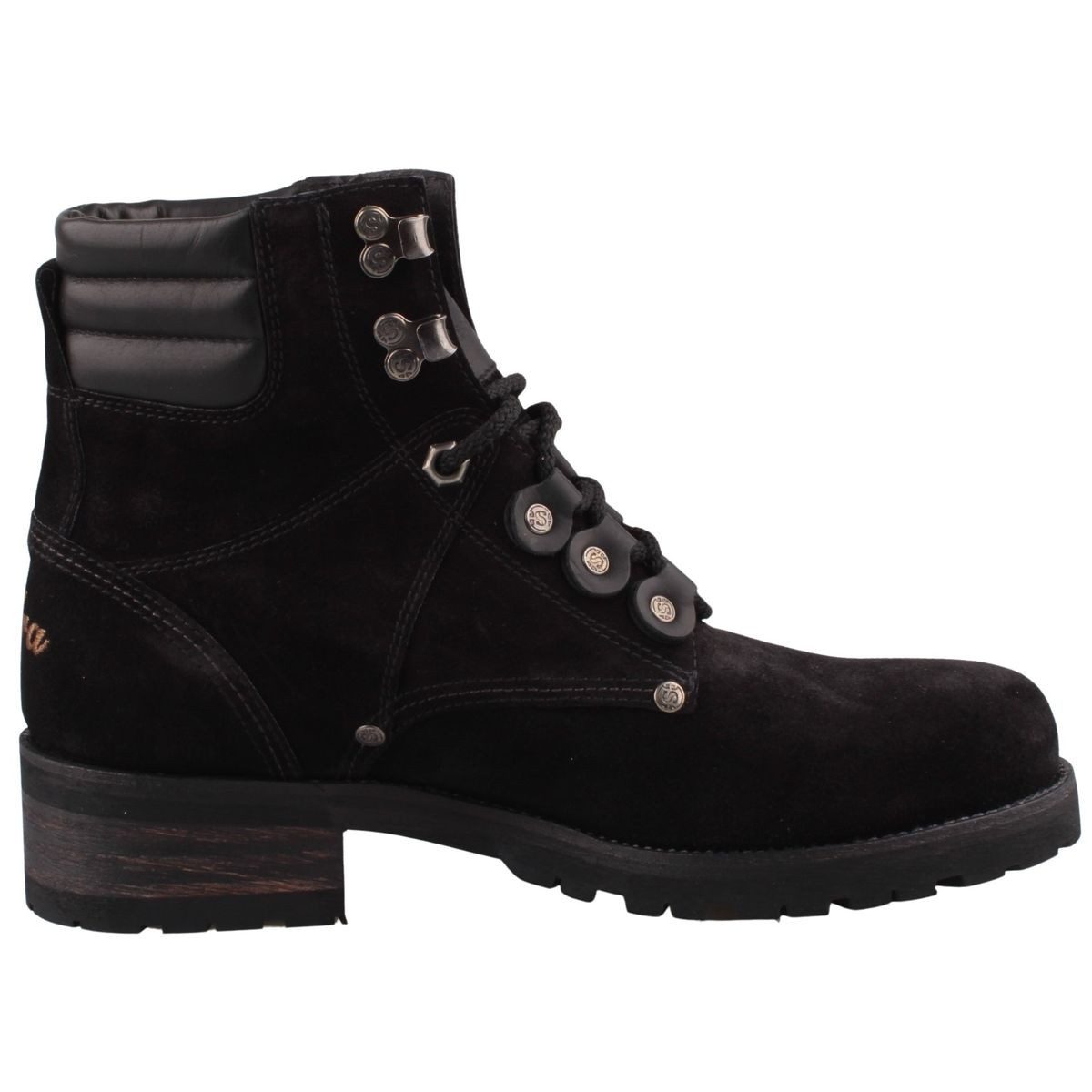 Sendra Boots 15681-Serraje Negro Stiefel