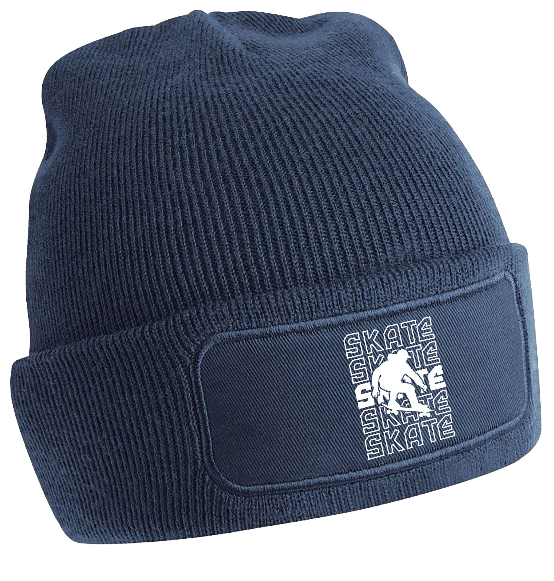 MyDesign24 Strickmütze Skater Mütze Cooler Skateboarder Beanie i716