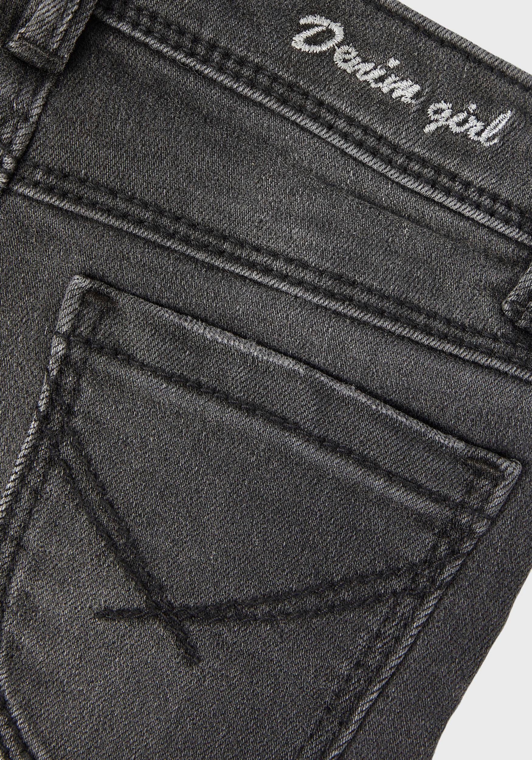 It Dark Skinny-fit-Jeans DNMTHRIS PB Grey PANT Name Denim NMFPOLLY
