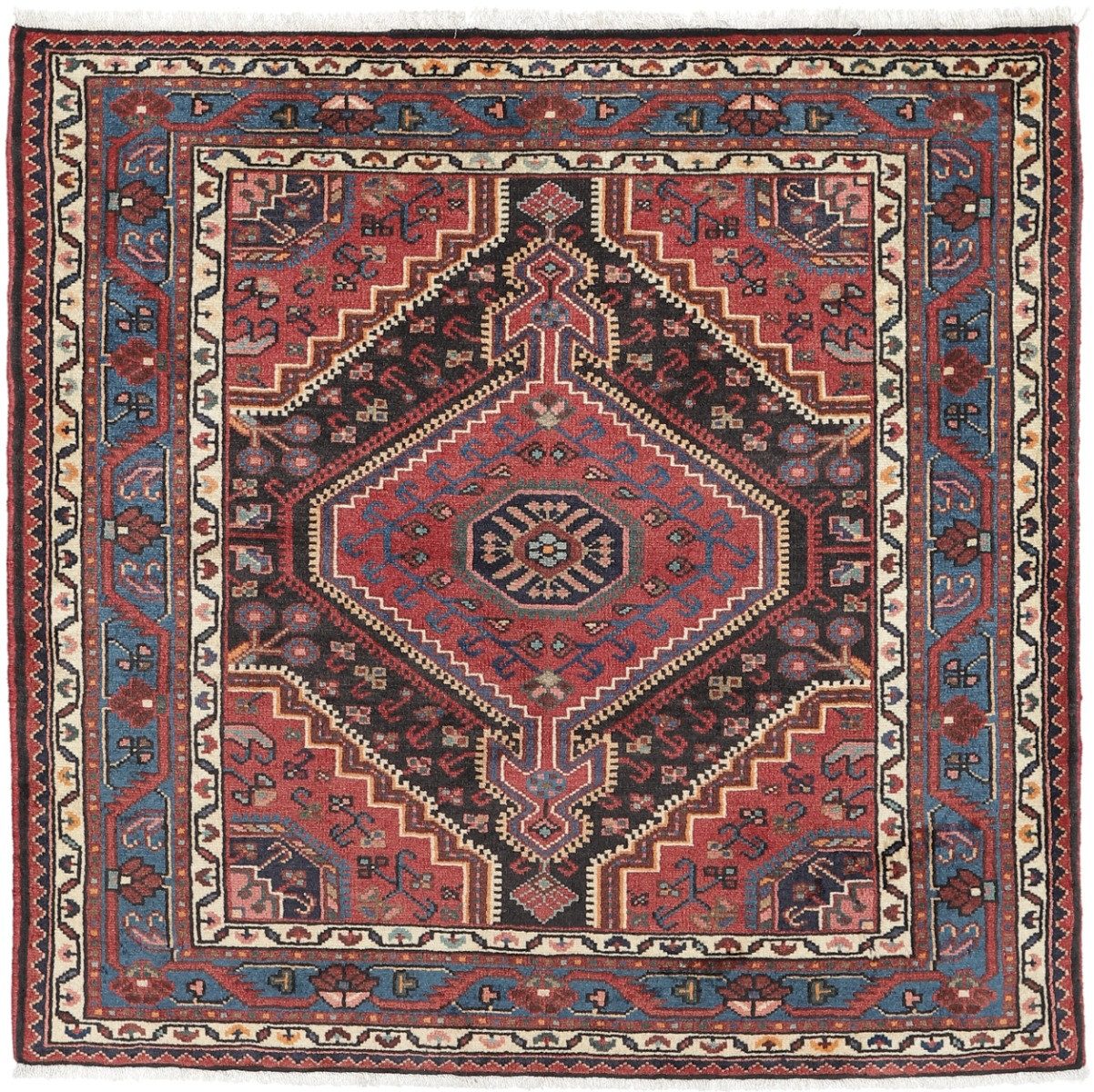 Carpet Avenue Teppich Beghardeh 122x120, Quadrat, Höhe: 9 mm