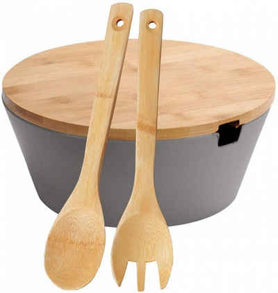 Bourgh Bambus Schüssel Set Ø 26 und 23 cm rund gelb als Obst Salat Gemüseschale Bourgh Bambus Schüssel Set Ø 26 und 23 cm rund gelb als Obst Salat Gemüseschale