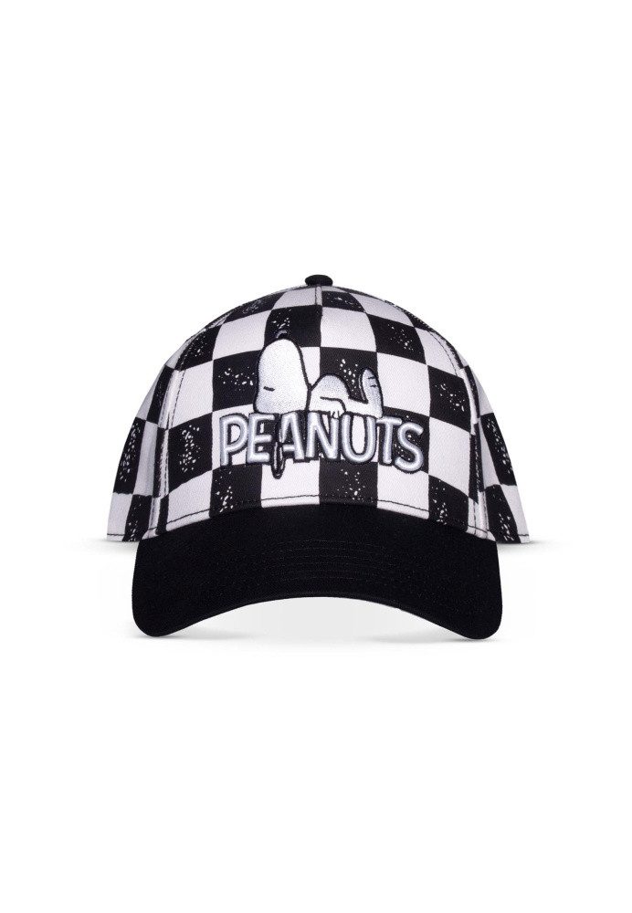 Trucker Cap Peanuts Baseball Cap Checkerboard Logo
