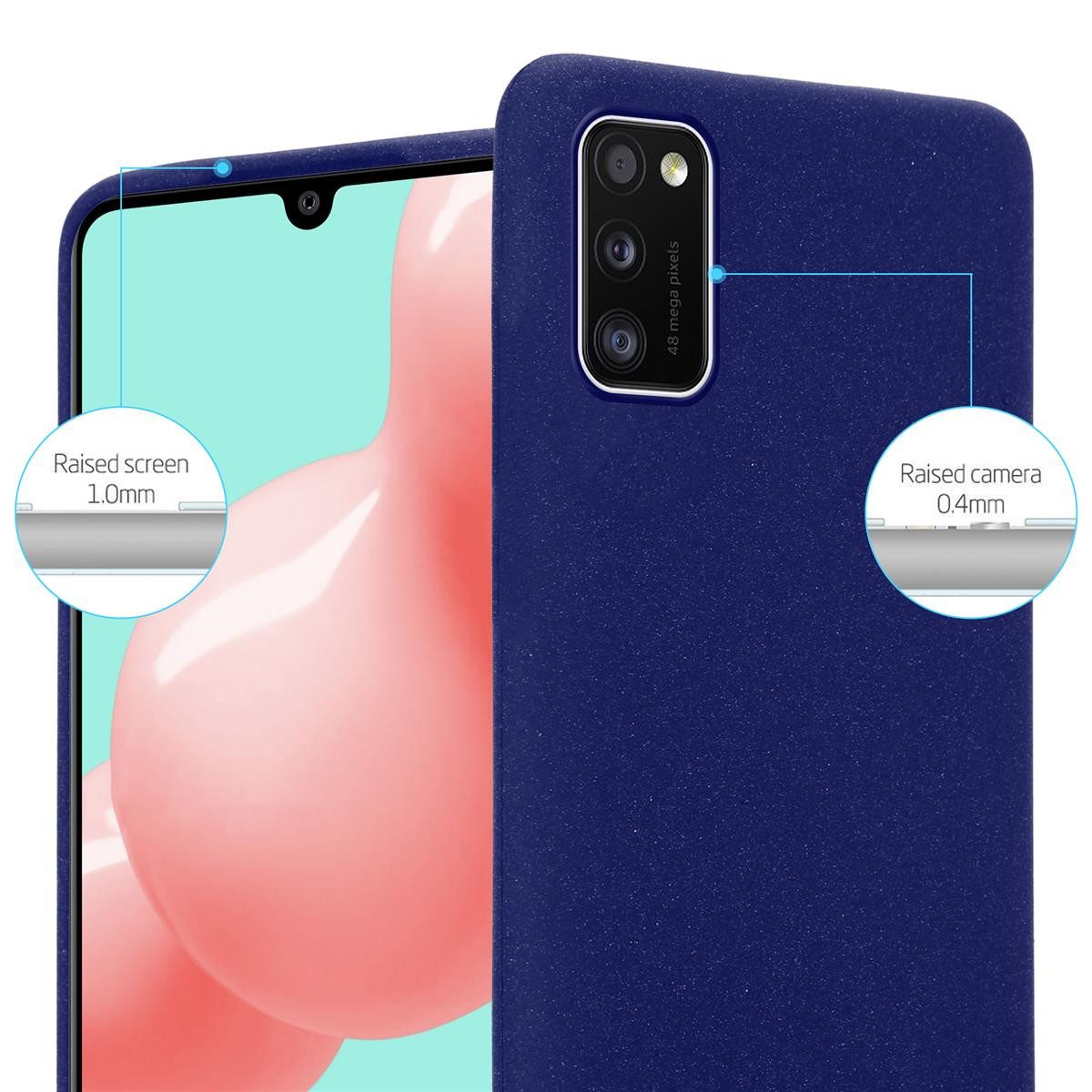 Cadorabo Handyhülle für Samsung Galaxy A41 Hülle Samsung Galaxy A41, Flexible TPU Silikon Handy Schutzhülle - Hülle - ultra slim