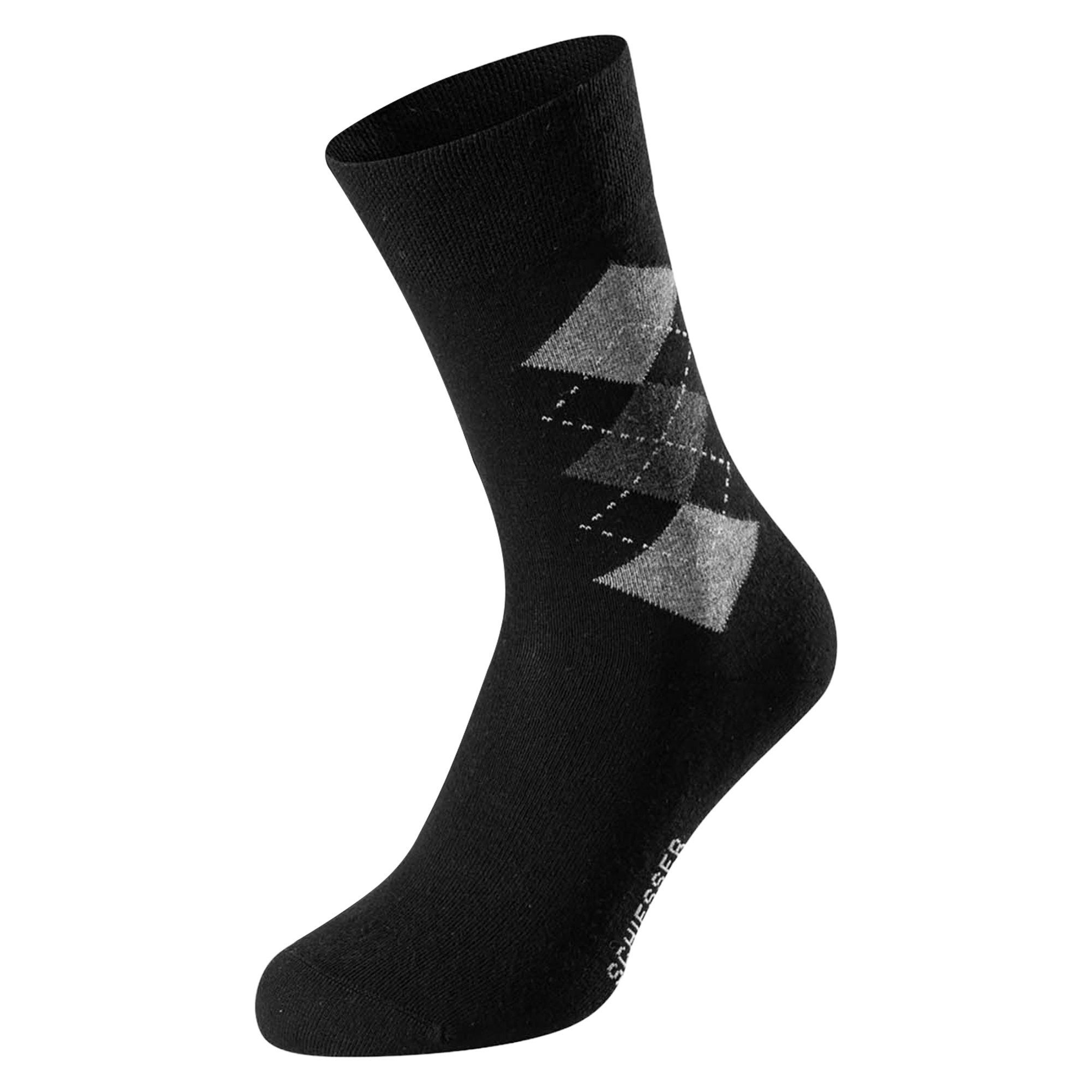 Schiesser Kurzsocken Herren Socken 10er Pack Baumwolle Bluebird 10P (Packung, 10er Pack)
