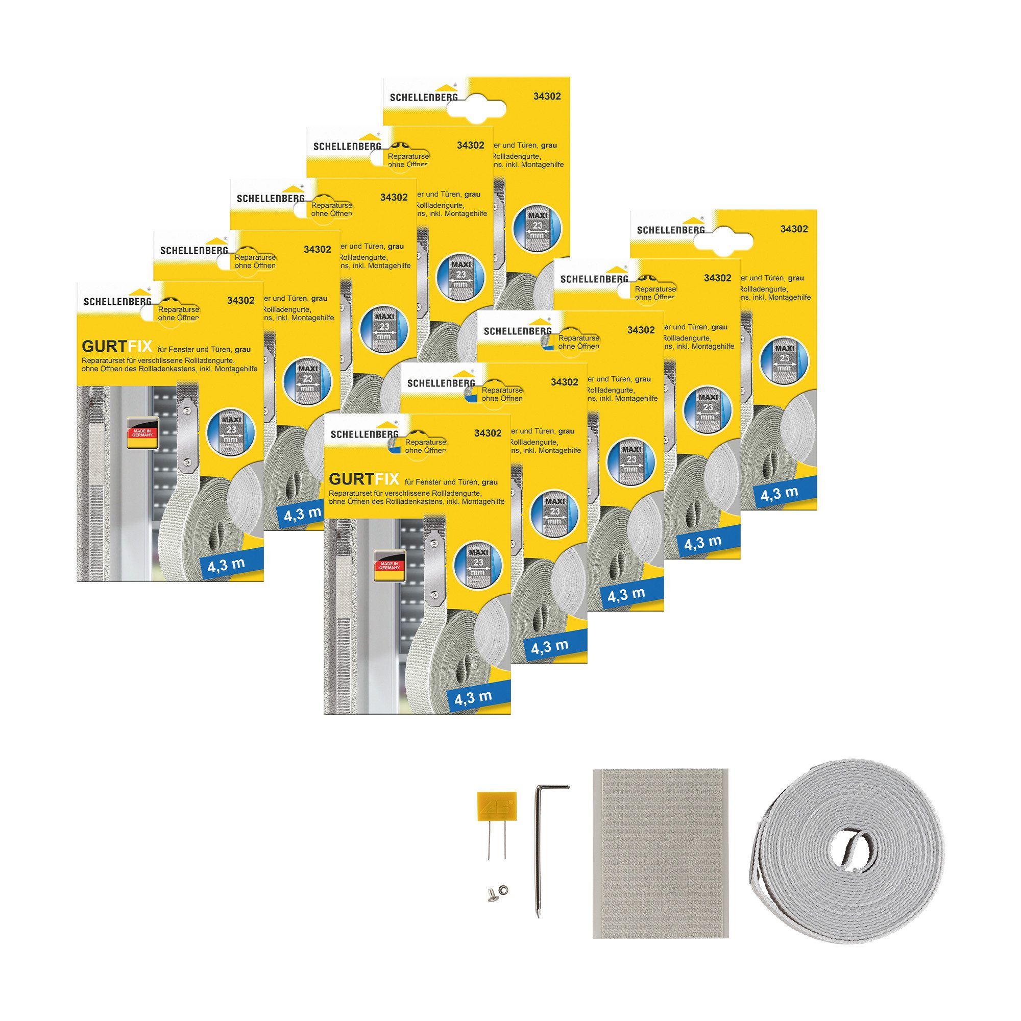 SCHELLENBERG Reparatur-Set Rollladen Gurtfix für das Rollladensystem Maxi, günstig online kaufen