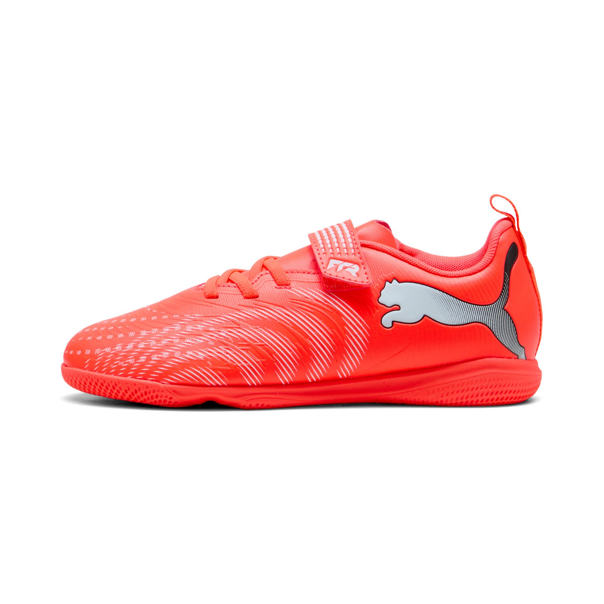 PUMA FUTURE 9 PLAY IT V JR Fußballschuh für Halle und Straße, leichtes Obermaterial aus Synthetik
