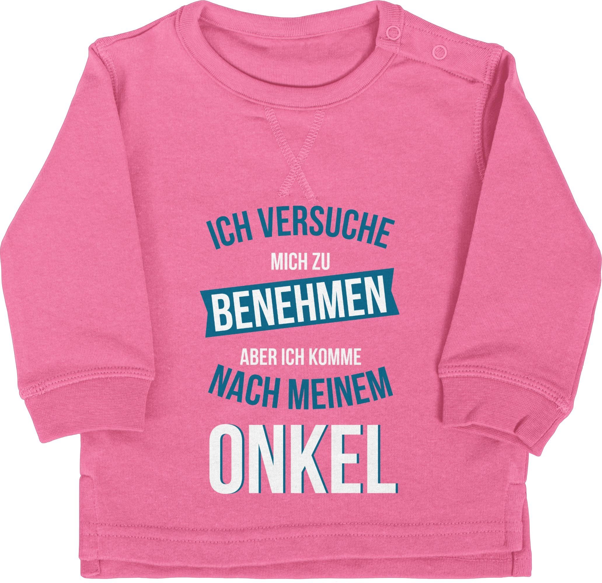 Shirtracer Sweatshirt »Ich versuche mich zu benehmen aber ich komme