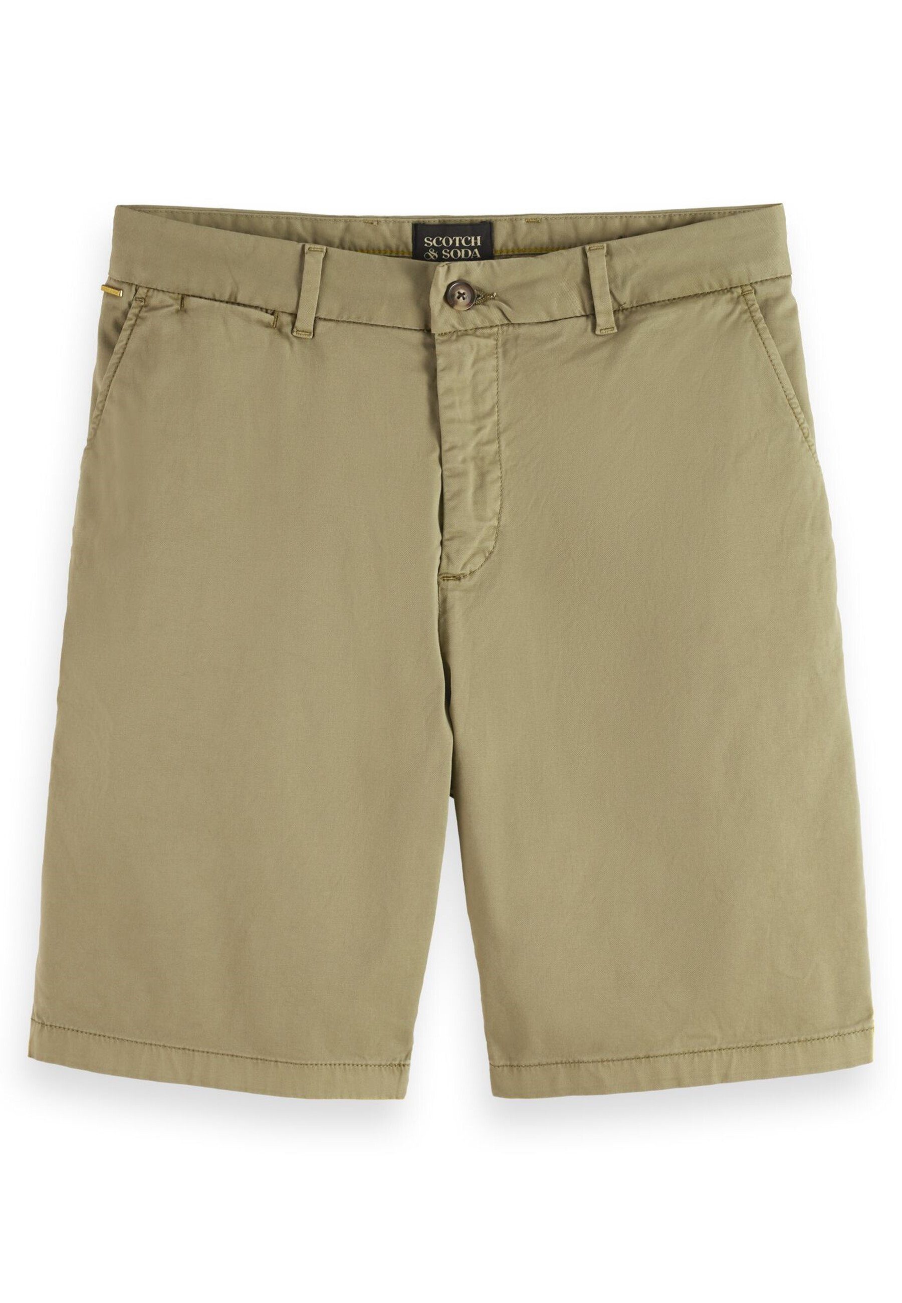 Scotch & Soda Chinoshorts Shorts Stuart beige The (1-tlg) Chino-Short Garment-Dye mit