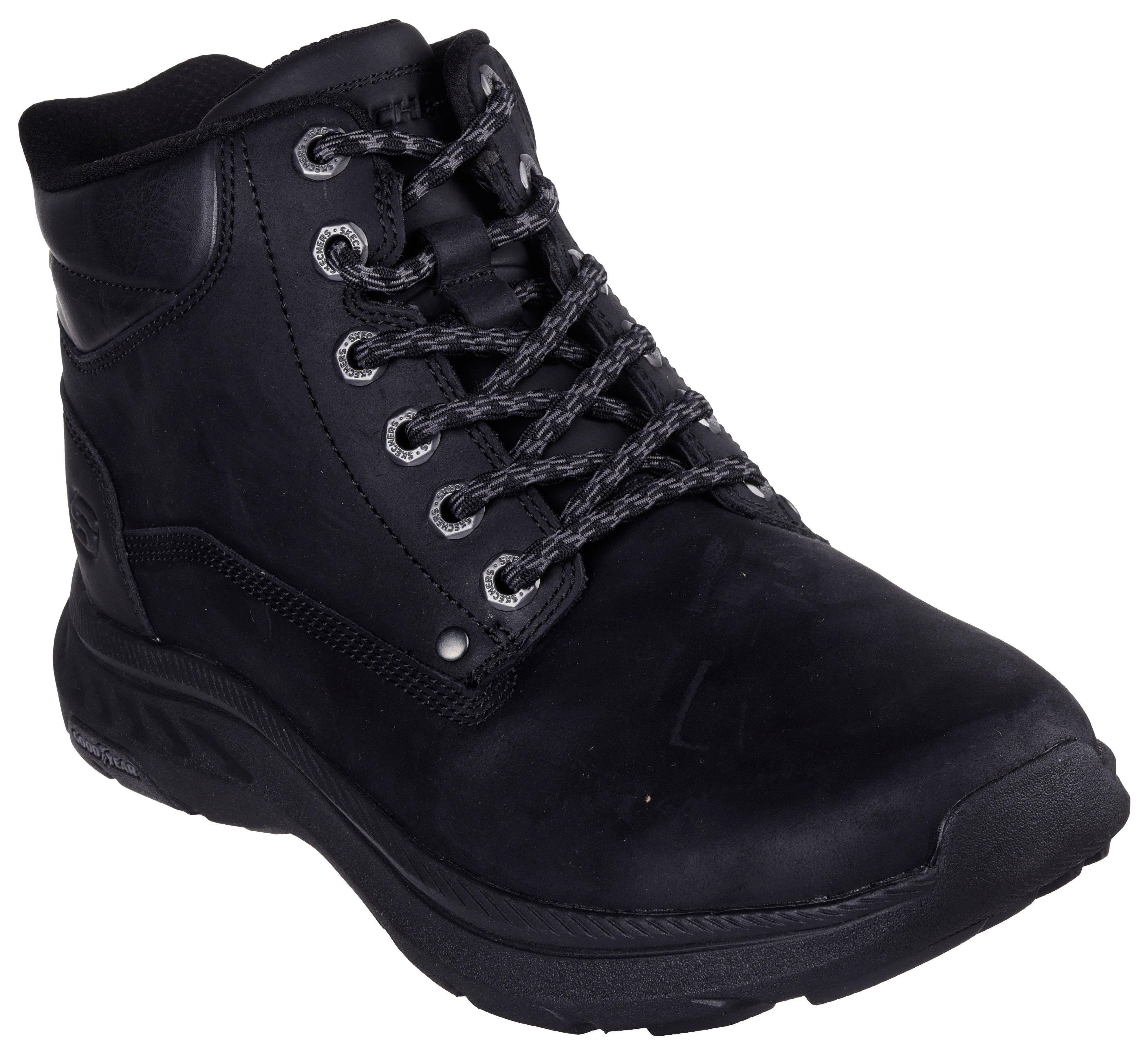 Skechers POLLARD-WAYLON Schnürboots Winterboots, Schnürschuh mit Goodyear Laufsohle