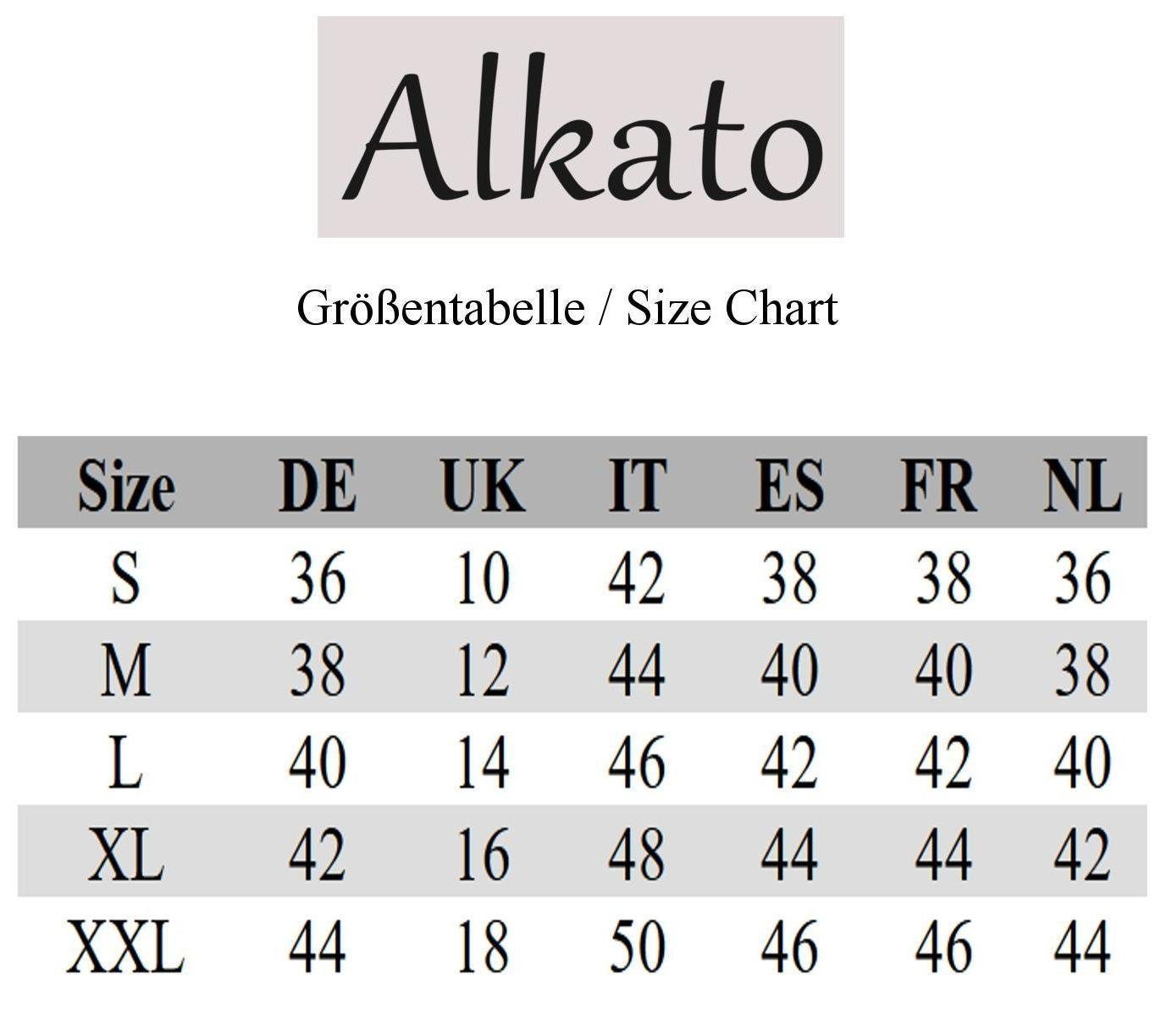 Alkato Yogashorts Alkato Damen Weinrot Shorts Long Radlerhose Shorts Hotpants mit Hohem Bund