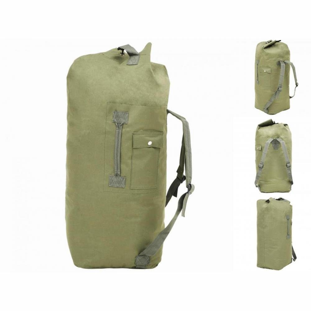 vidaXL Handtasche Seesack Army Style 85 L Olivgrün