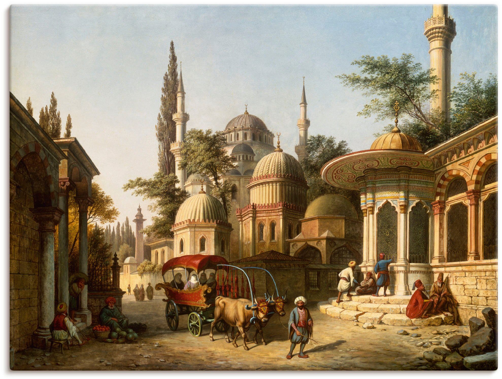 Artland Wandbild Ansicht einer Moschee in Istanbul, Gebäude (1 St), als Alu günstig online kaufen