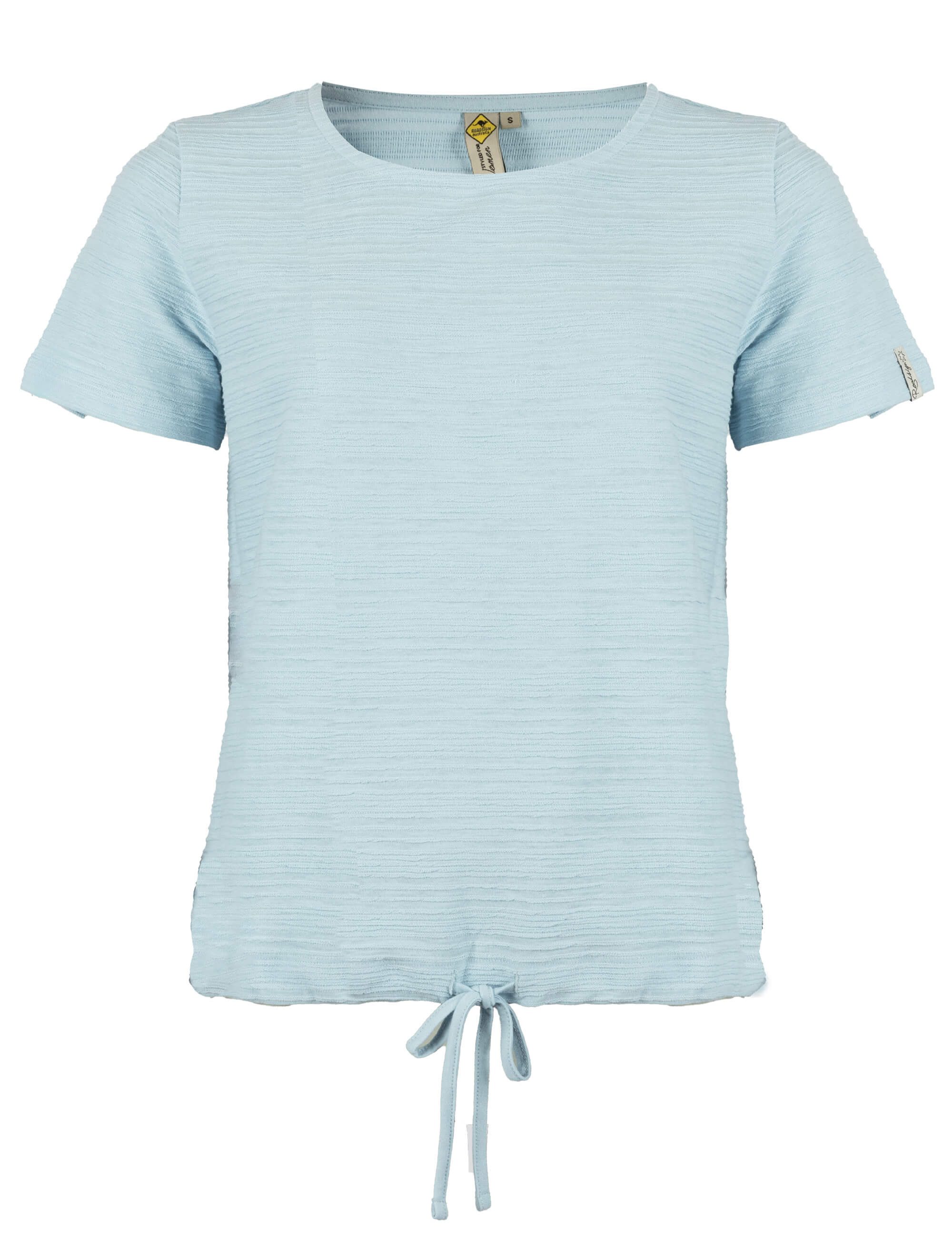ROADSIGN australia T-Shirt Blue Sky (1, 1-tlg., 1) mit feiner Struktur und Tunnelzug, aus Baumwolle, vielseitig tragbar