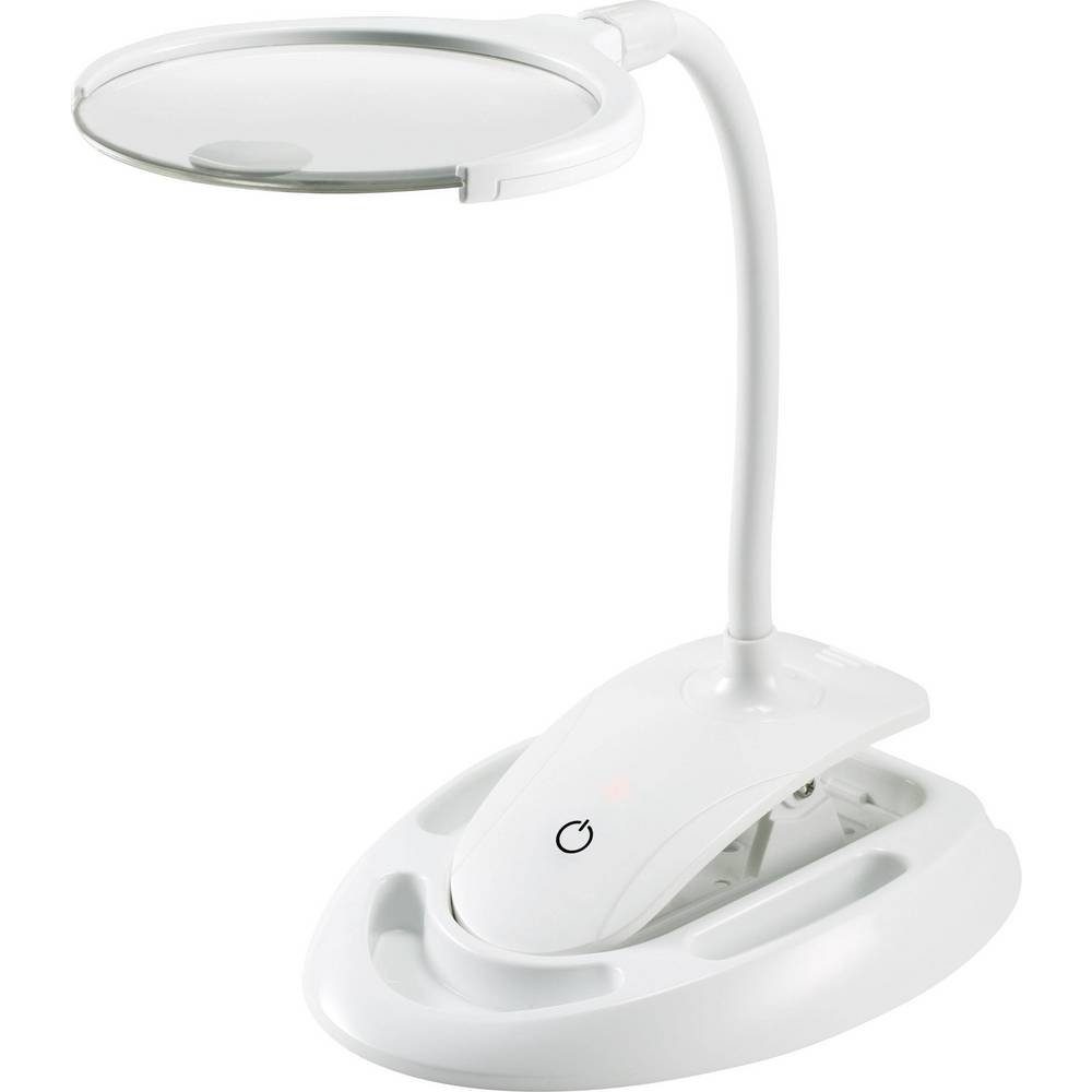 Tischklemme Lupenlampe TOOLCRAFT mit LED-Lupenleuchte 60lm